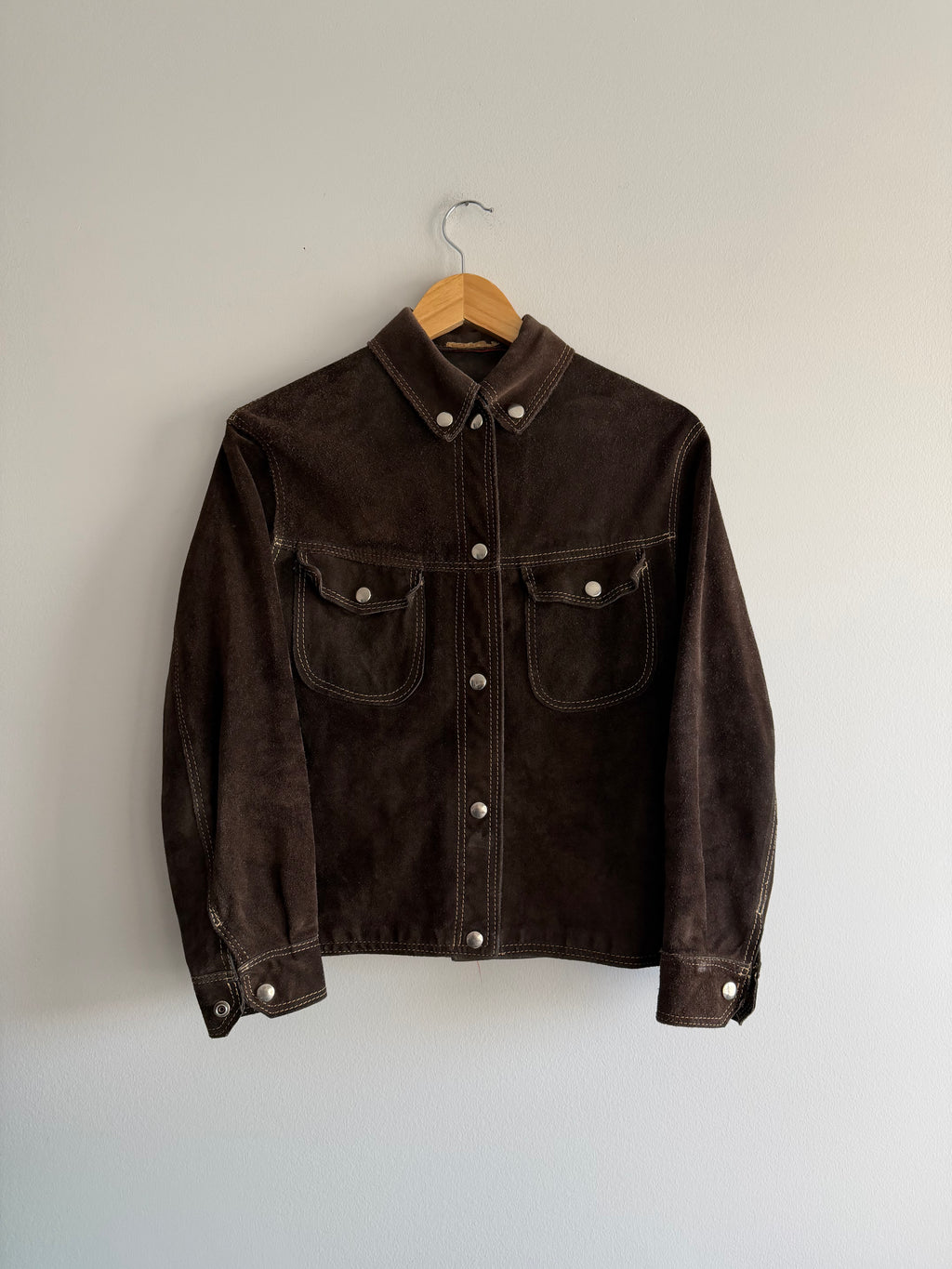 Vintage Brown Suede Jacket