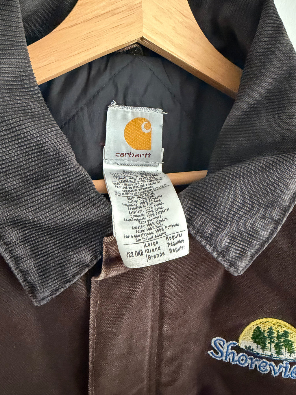 J22 Dark Brown Carhartt Jacket