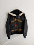 Vintage 80s North Korea Souvenir Bomber Jacket