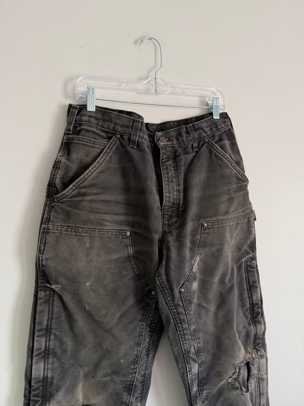 Insulated Black Carhartt Double Knees