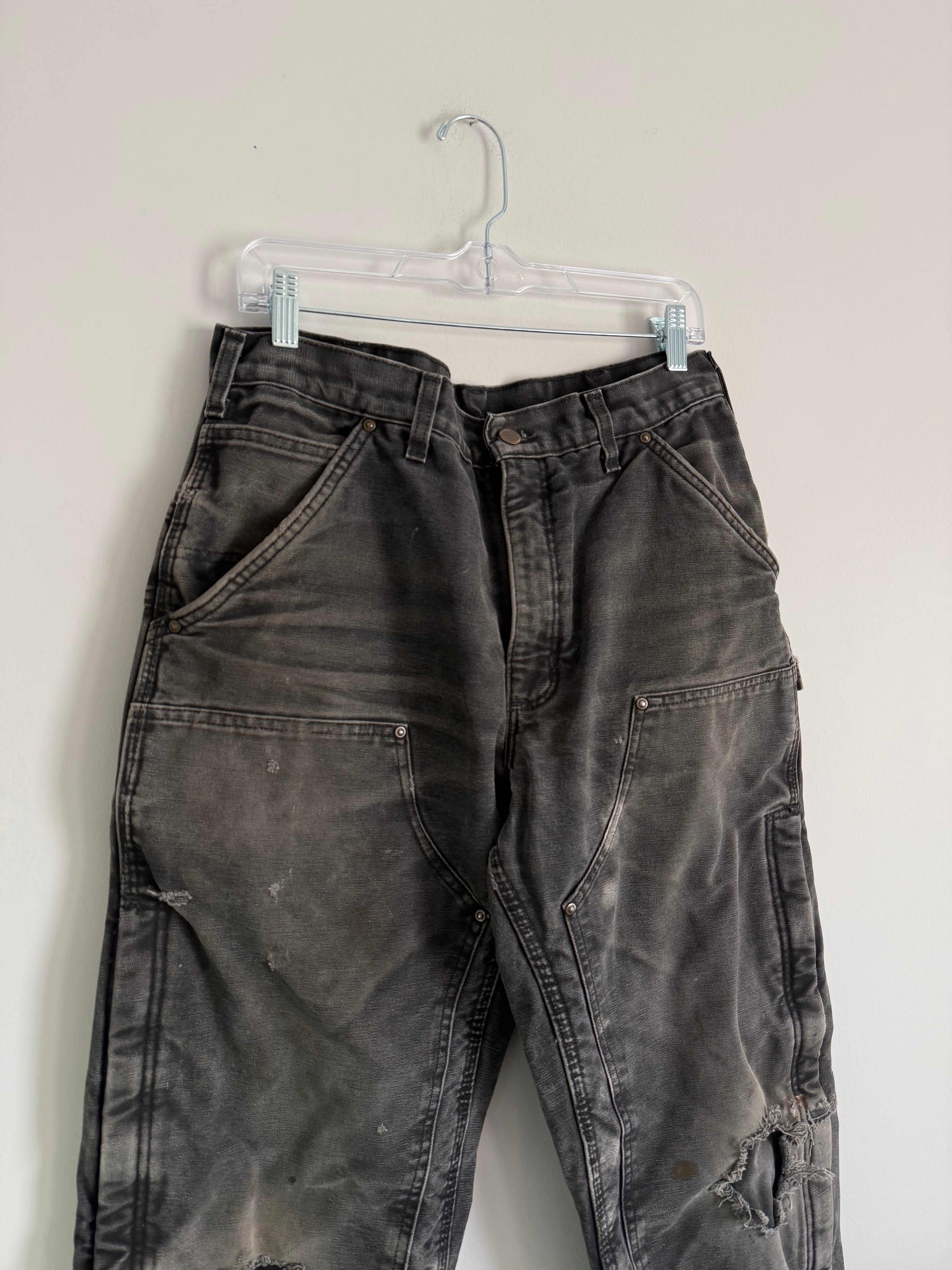 Insulated Black Carhartt Double Knees
