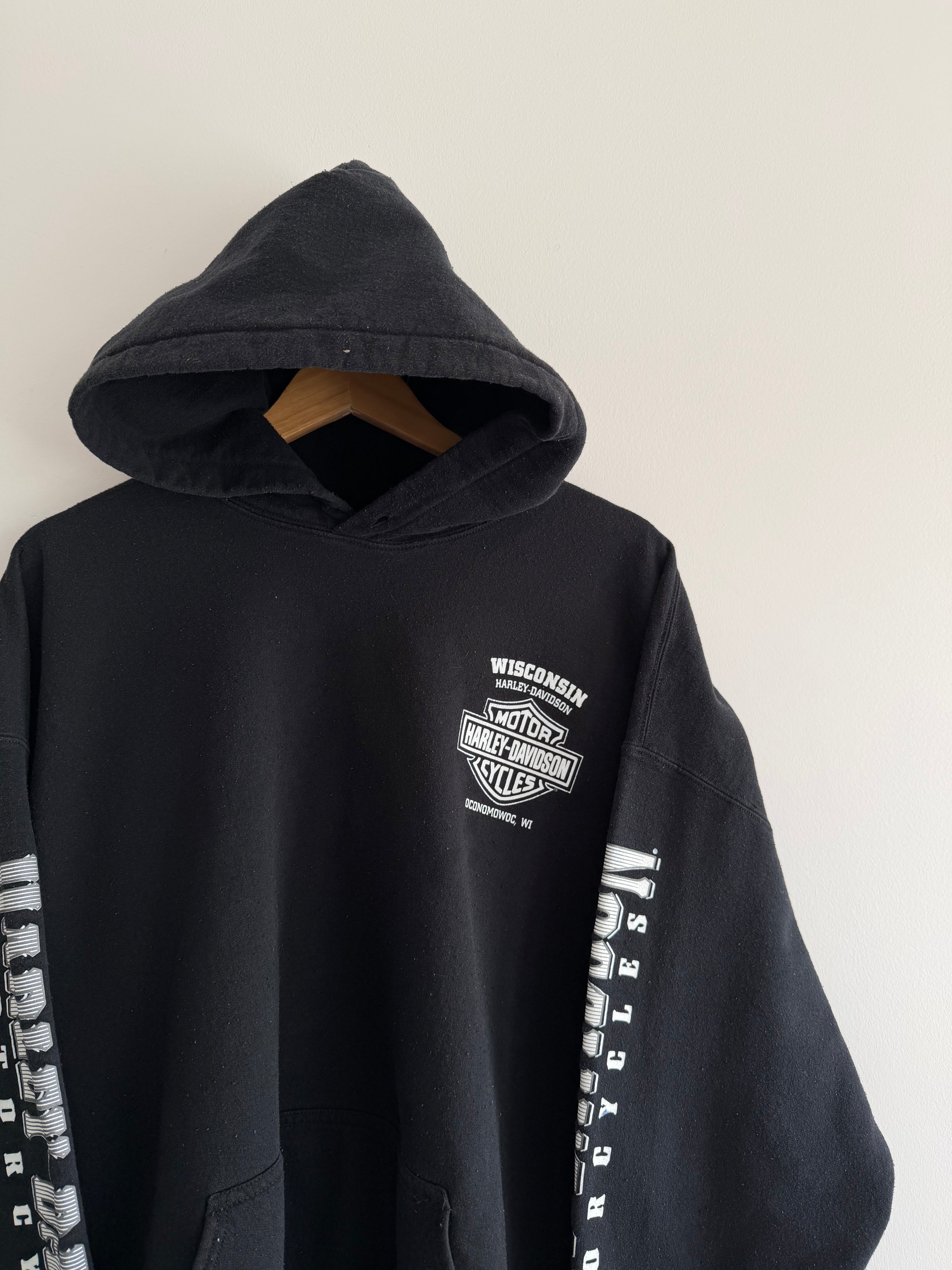 Vintage Harley Davidson Wisconsin Hoodie
