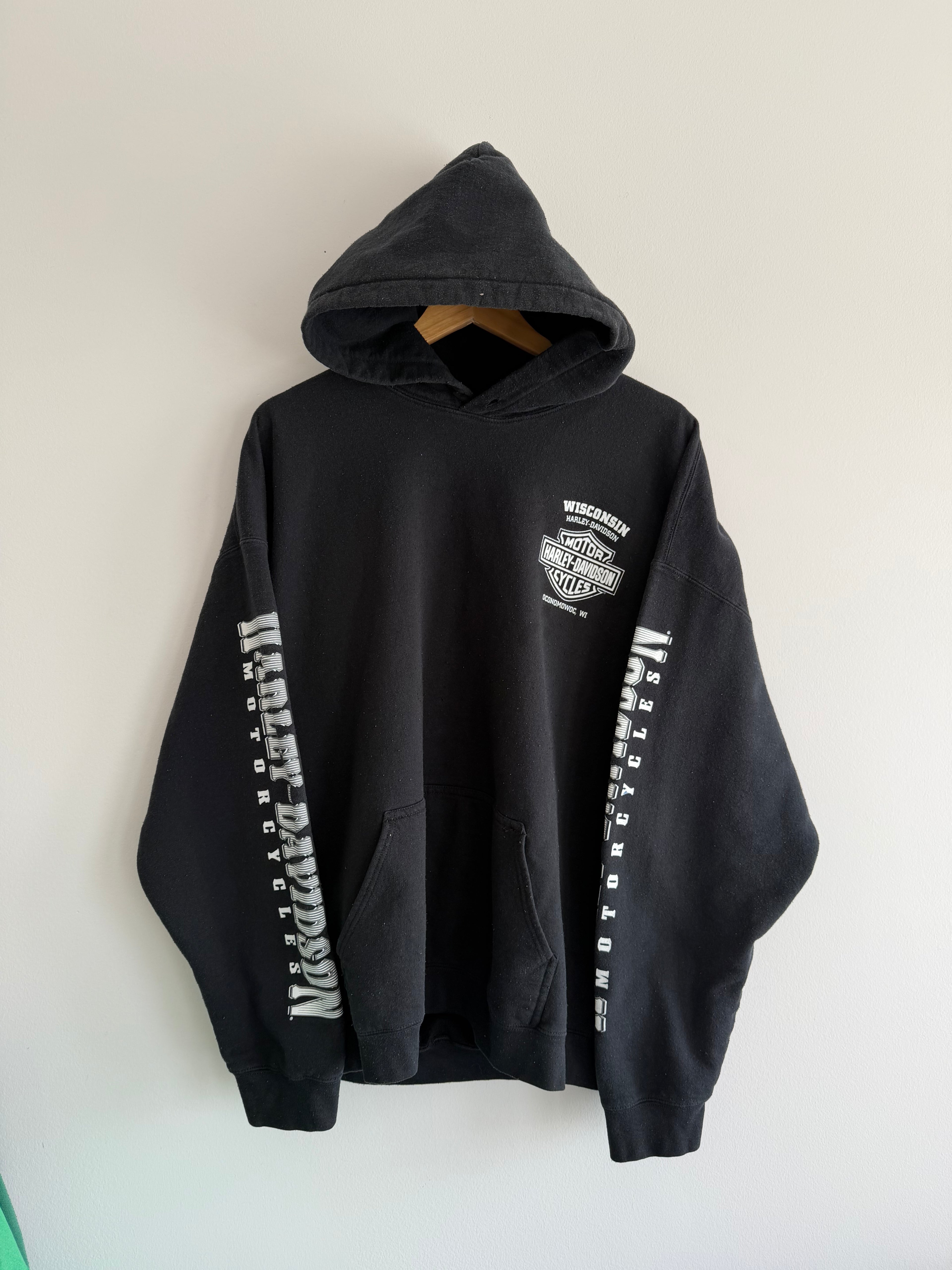Vintage Harley Davidson Wisconsin Hoodie