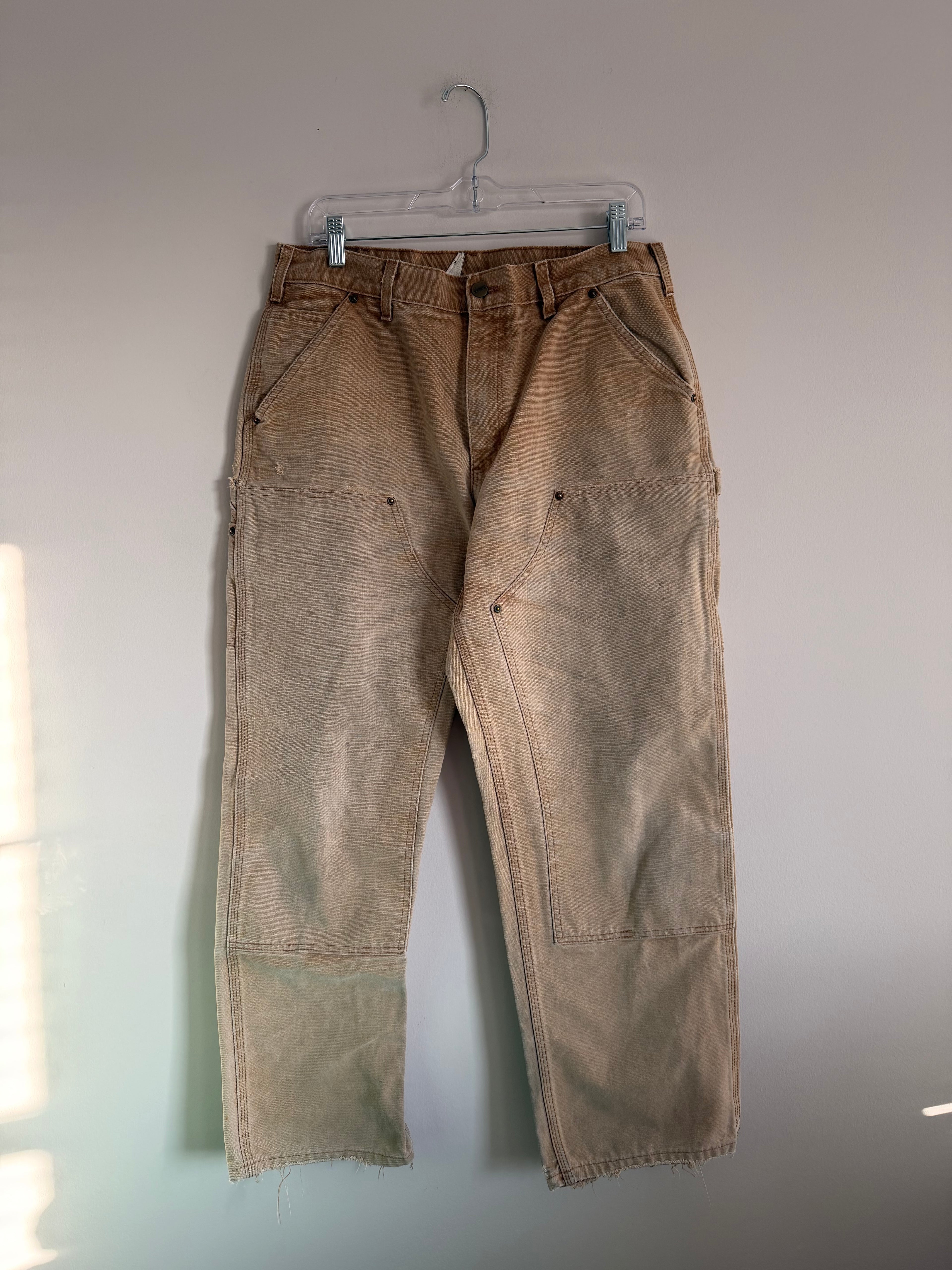 Vintage Tan Carhartt Double Knees