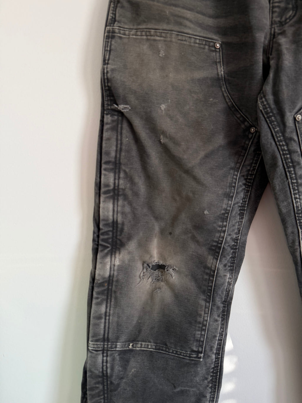 Insulated Black Carhartt Double Knees