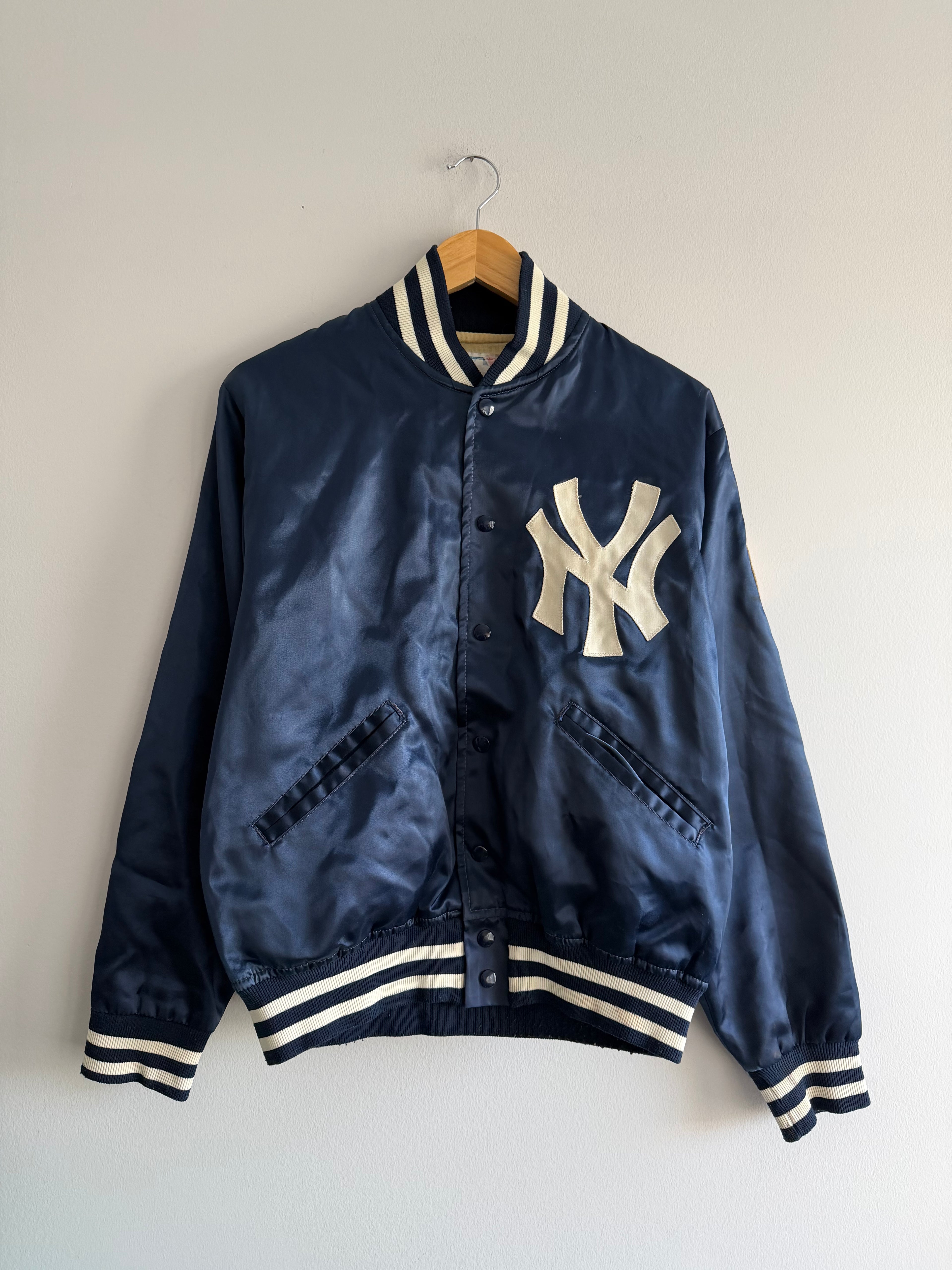 Vintage 80s New York Yankees Felco Satin Jacket
