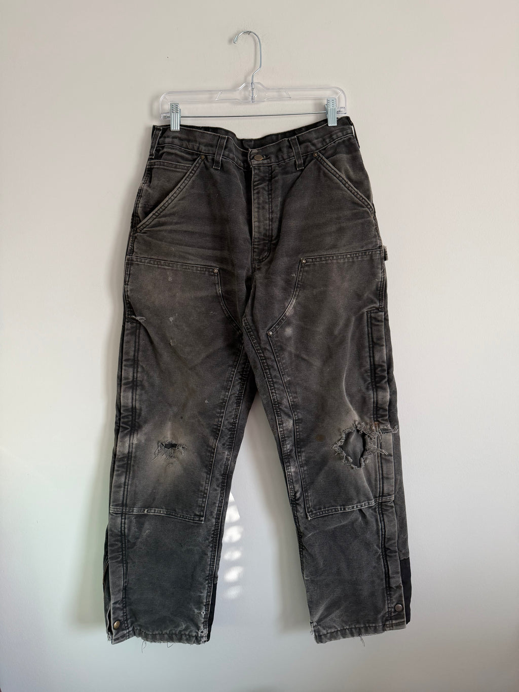 Insulated Black Carhartt Double Knees