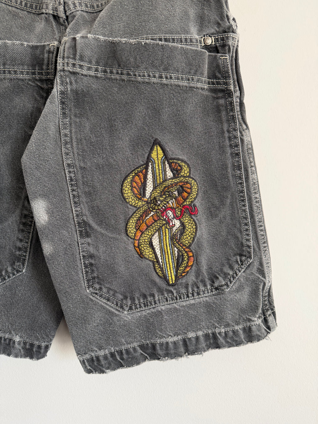 Vintage Jnco Snake Surfboard Jorts