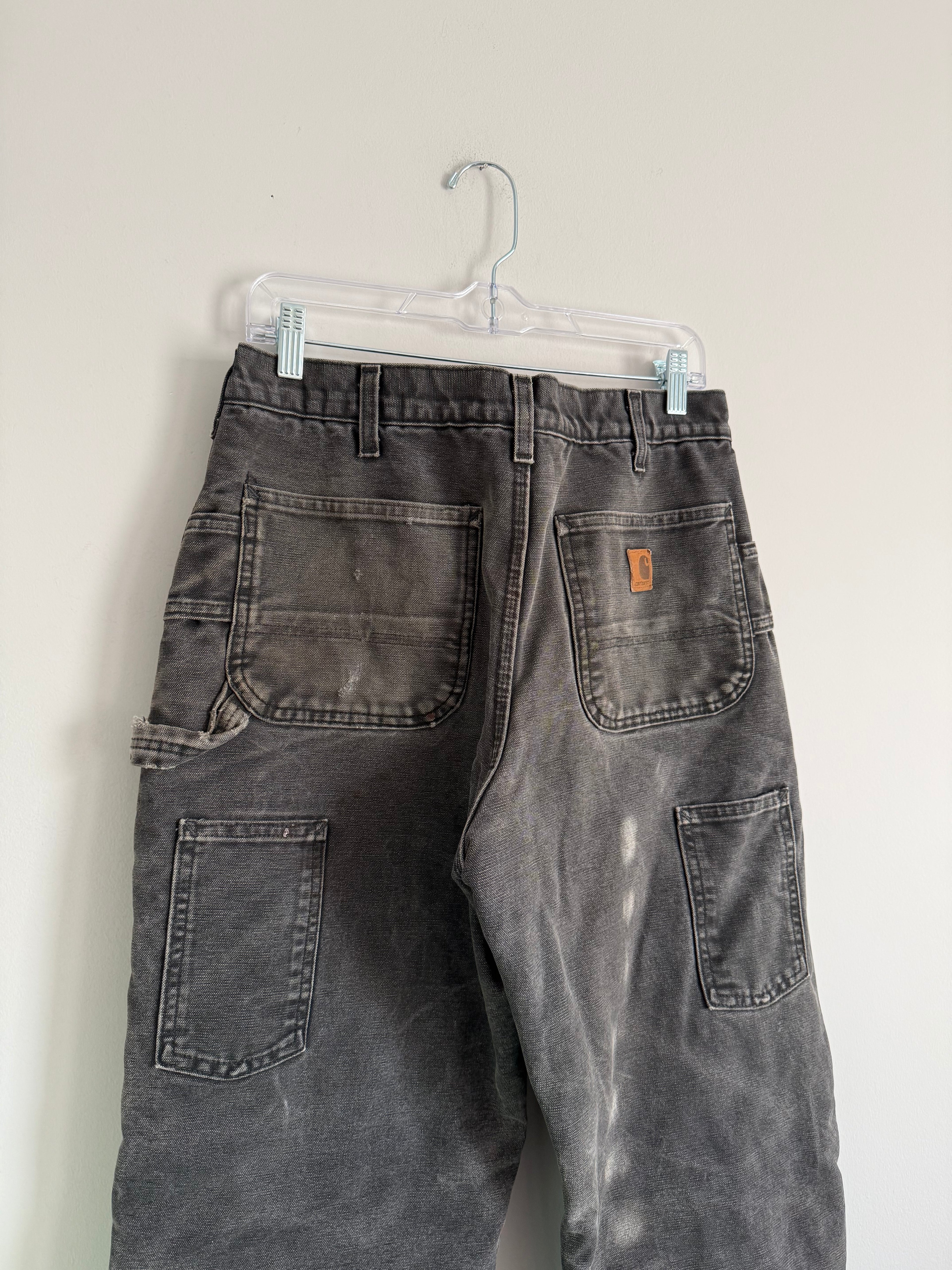 Insulated Black Carhartt Double Knees
