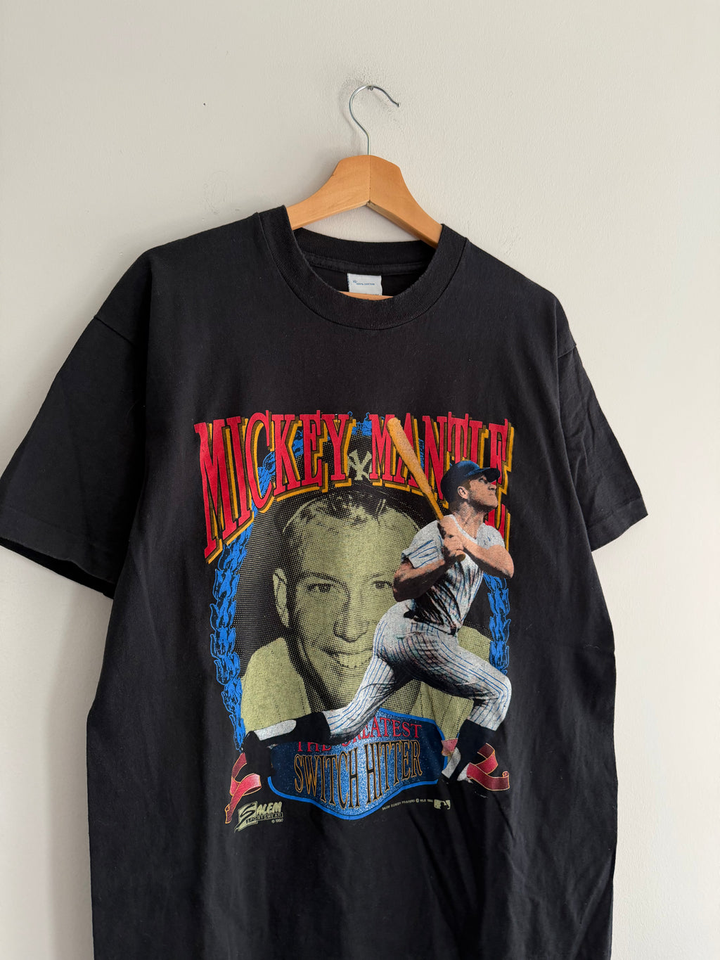 Vintage New York Yankees Mickey Mantle Tee
