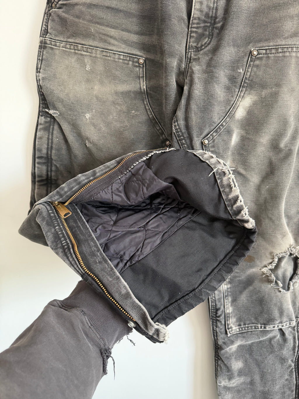 Insulated Black Carhartt Double Knees