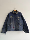 Thrashed Vintage Navy Carhartt Detroit Jacket