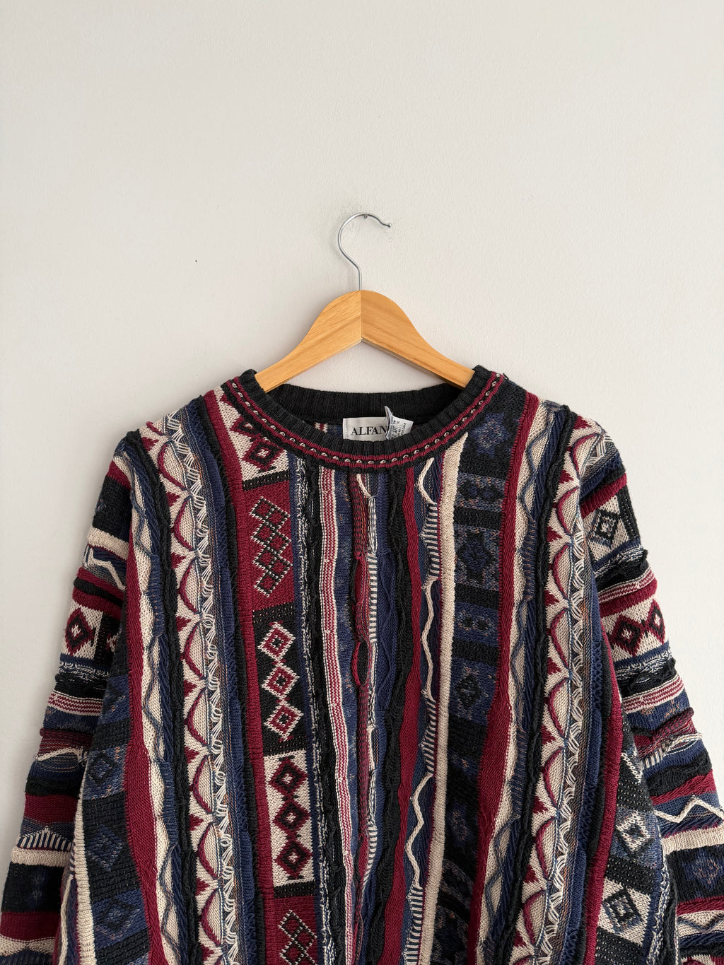 Vintage Alafani 3D Knit Sweater