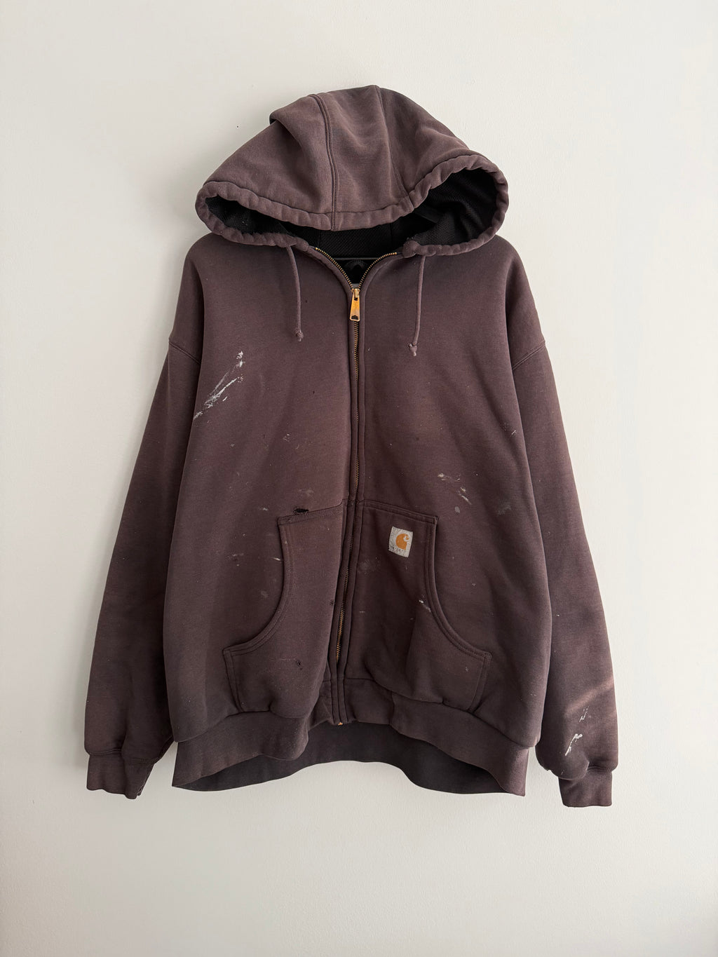 Vintage Thrashed Carhartt Thermal Lined Hoodie