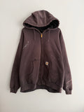 Vintage Thrashed Carhartt Thermal Lined Hoodie