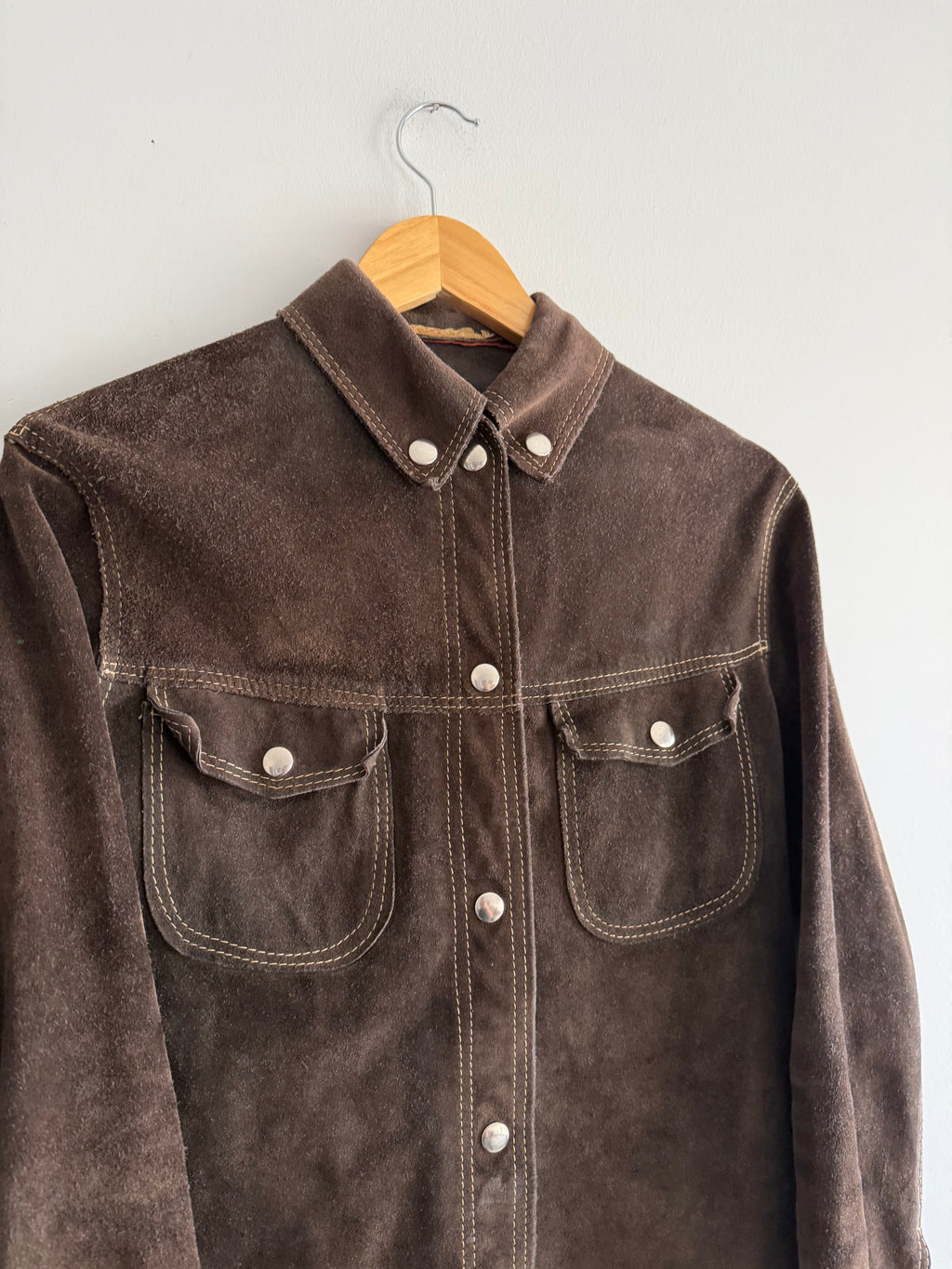 Vintage Brown Suede Jacket