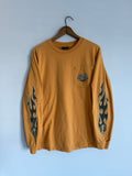 Early 2000s Orange Harley Flame Long Sleeve