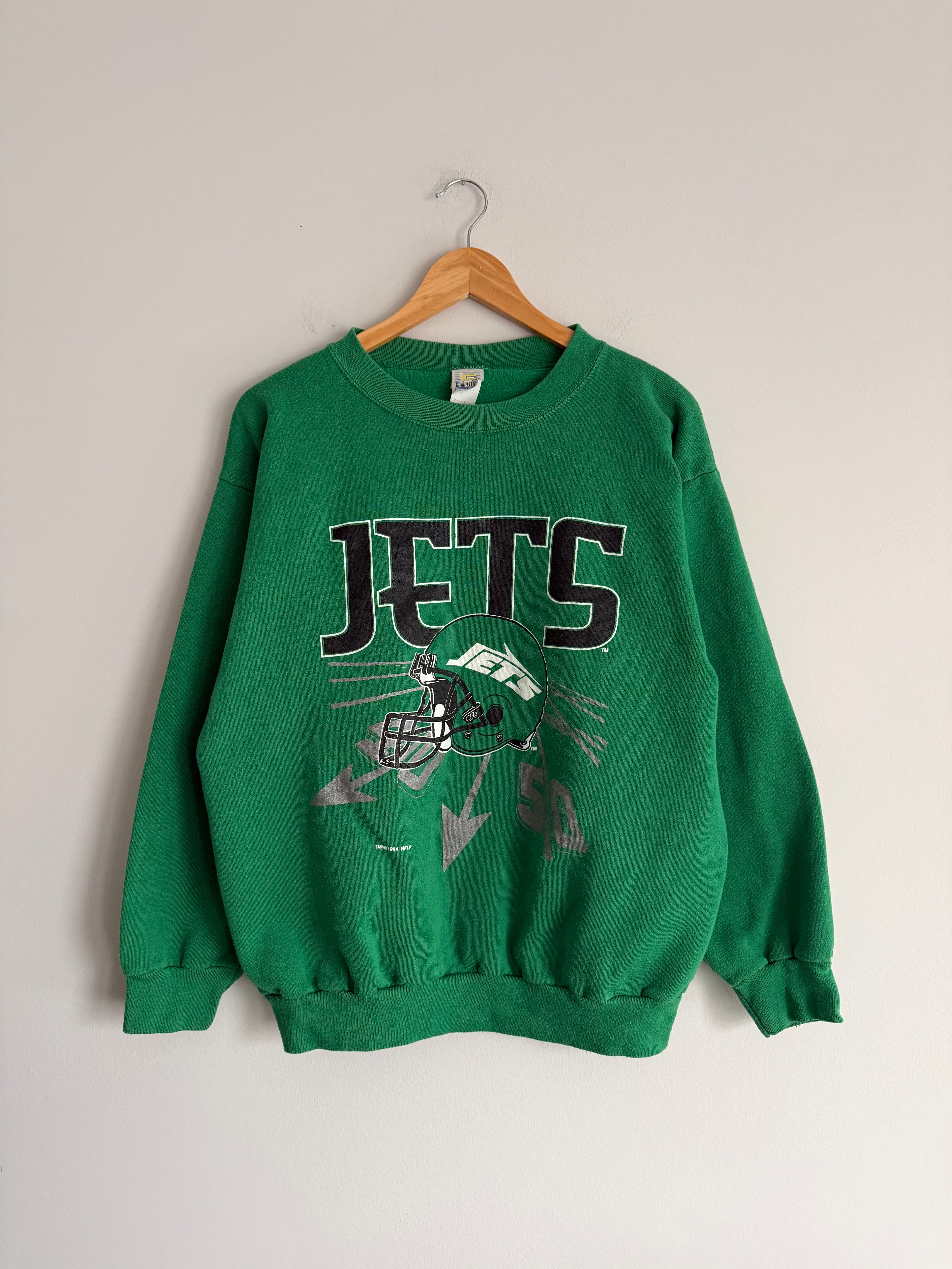 Vintage New York Jets Competitor Crew
