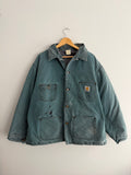 Vintage Turquoise  Carhartt Chore Jacket