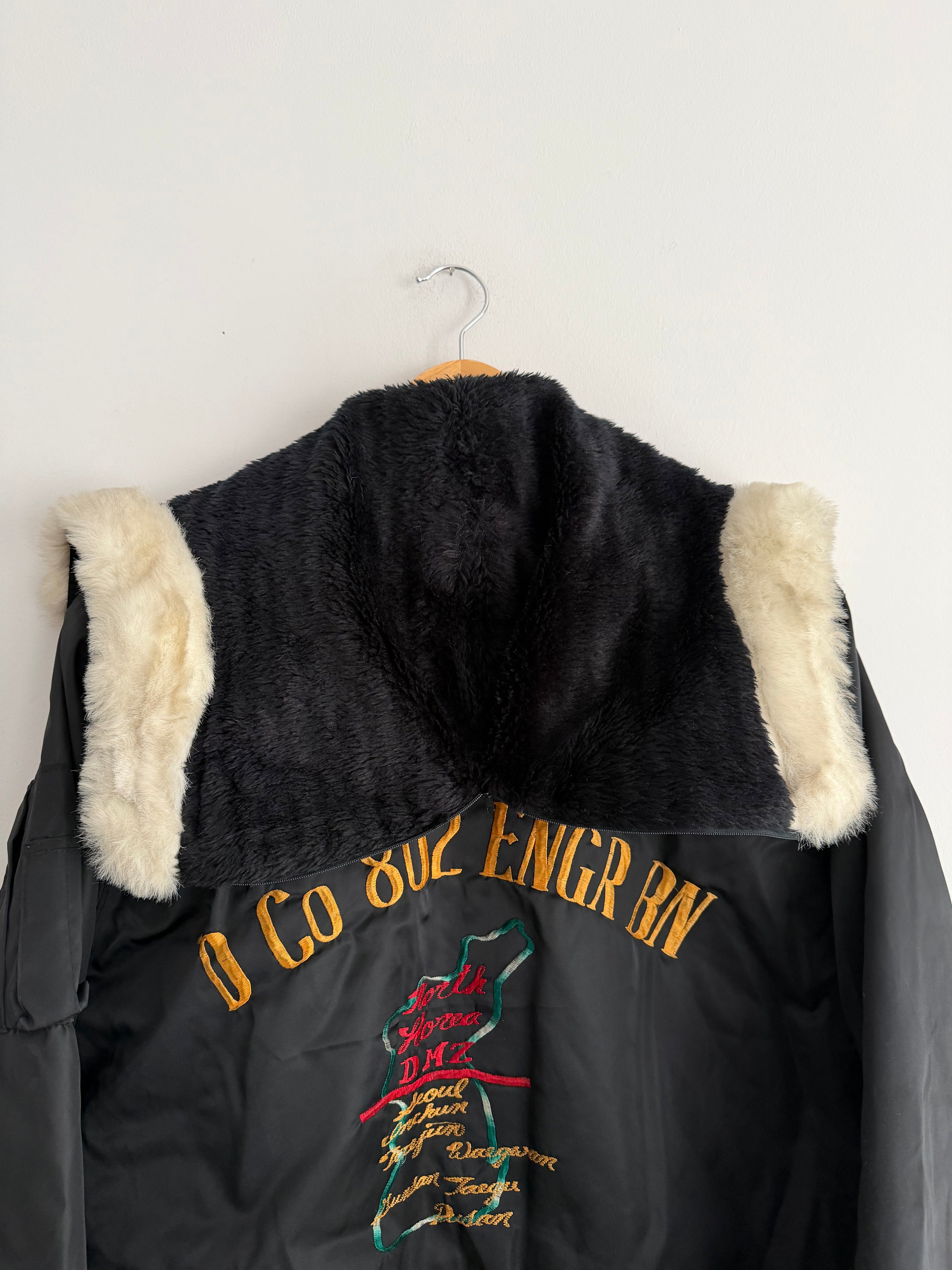 Vintage 80s North Korea Souvenir Bomber Jacket