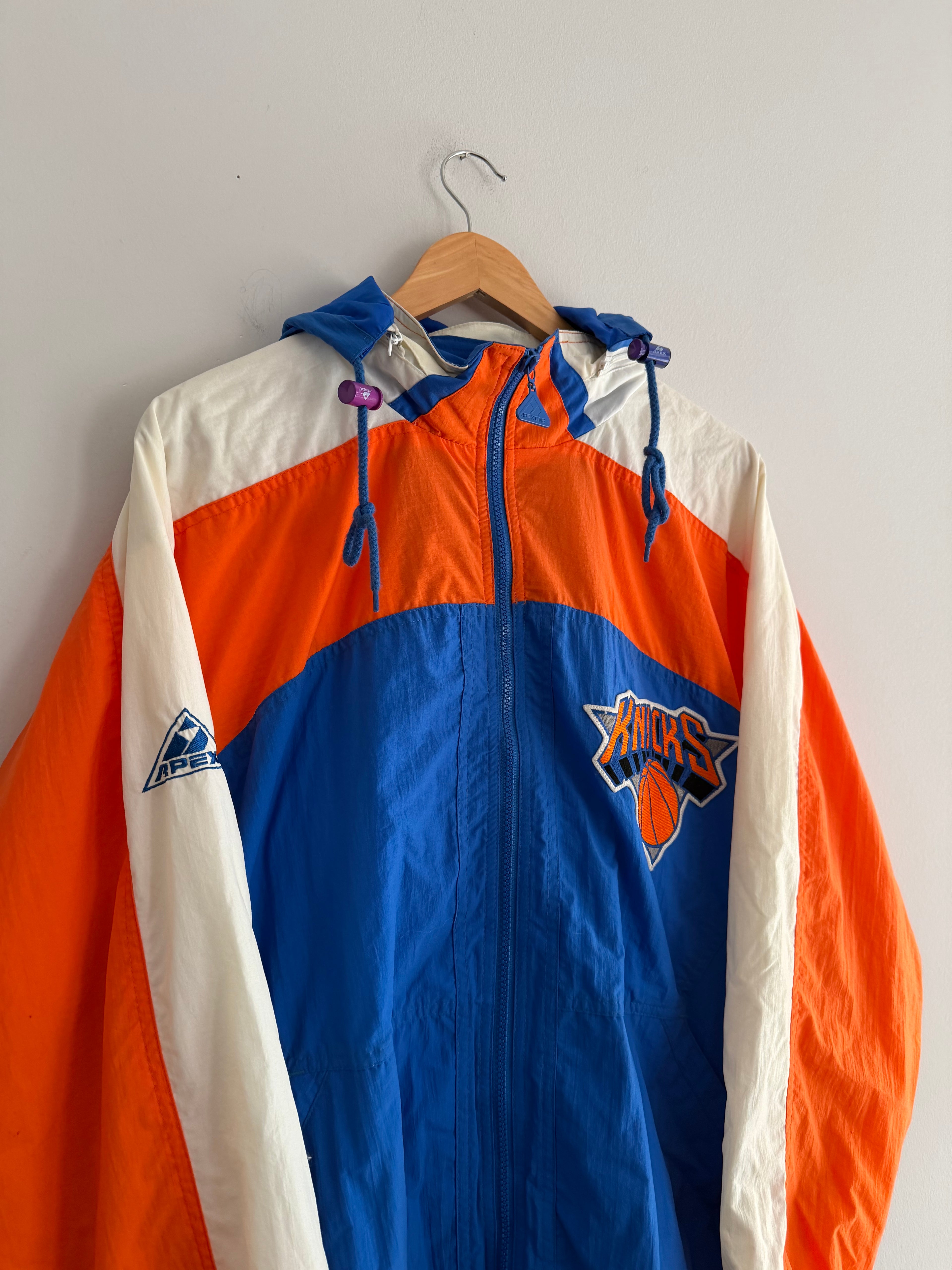 Vintage Apex One New York Knicks Windbreaker