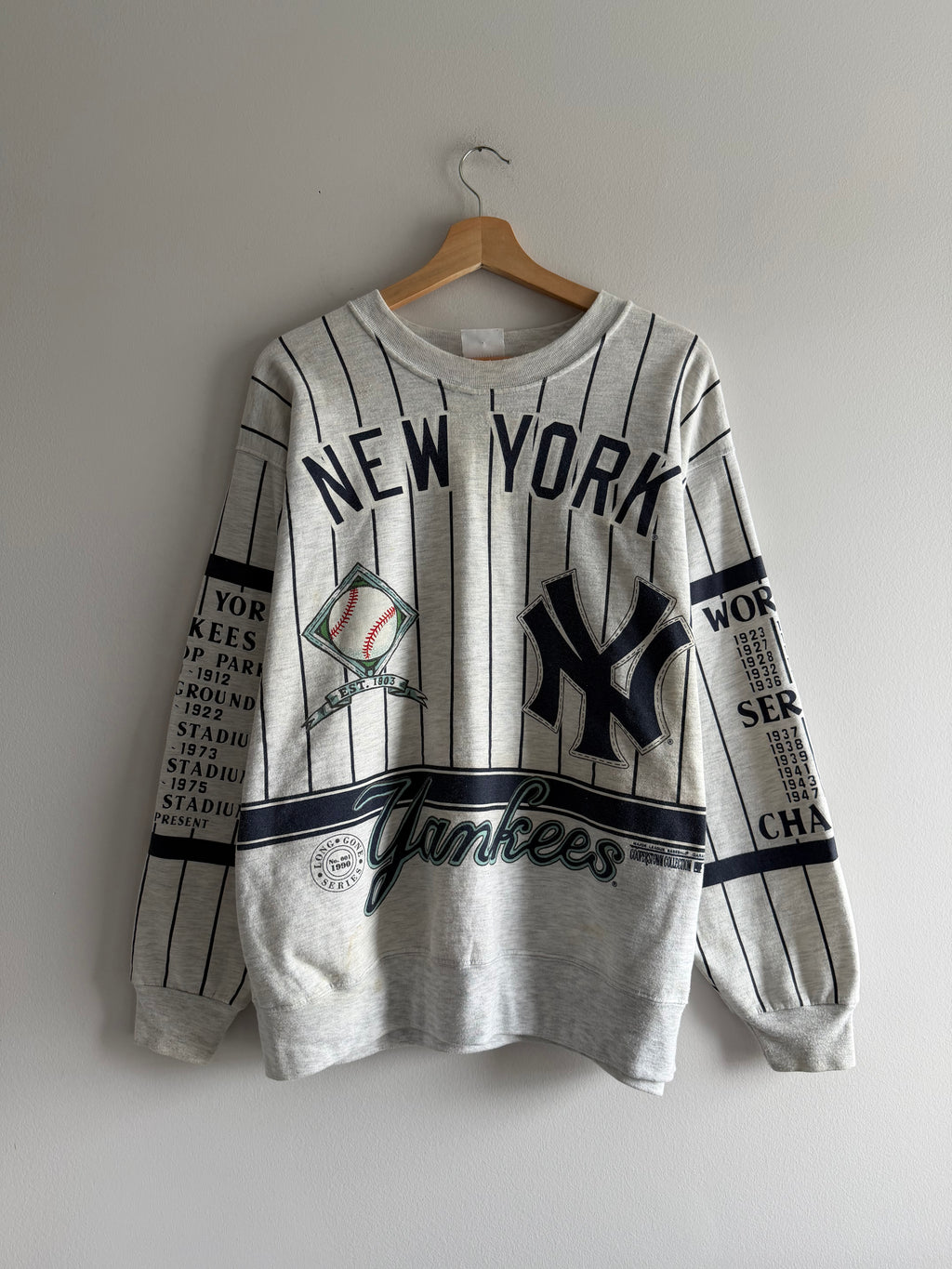 Vintage New York Yankees Long Gone Crewneck