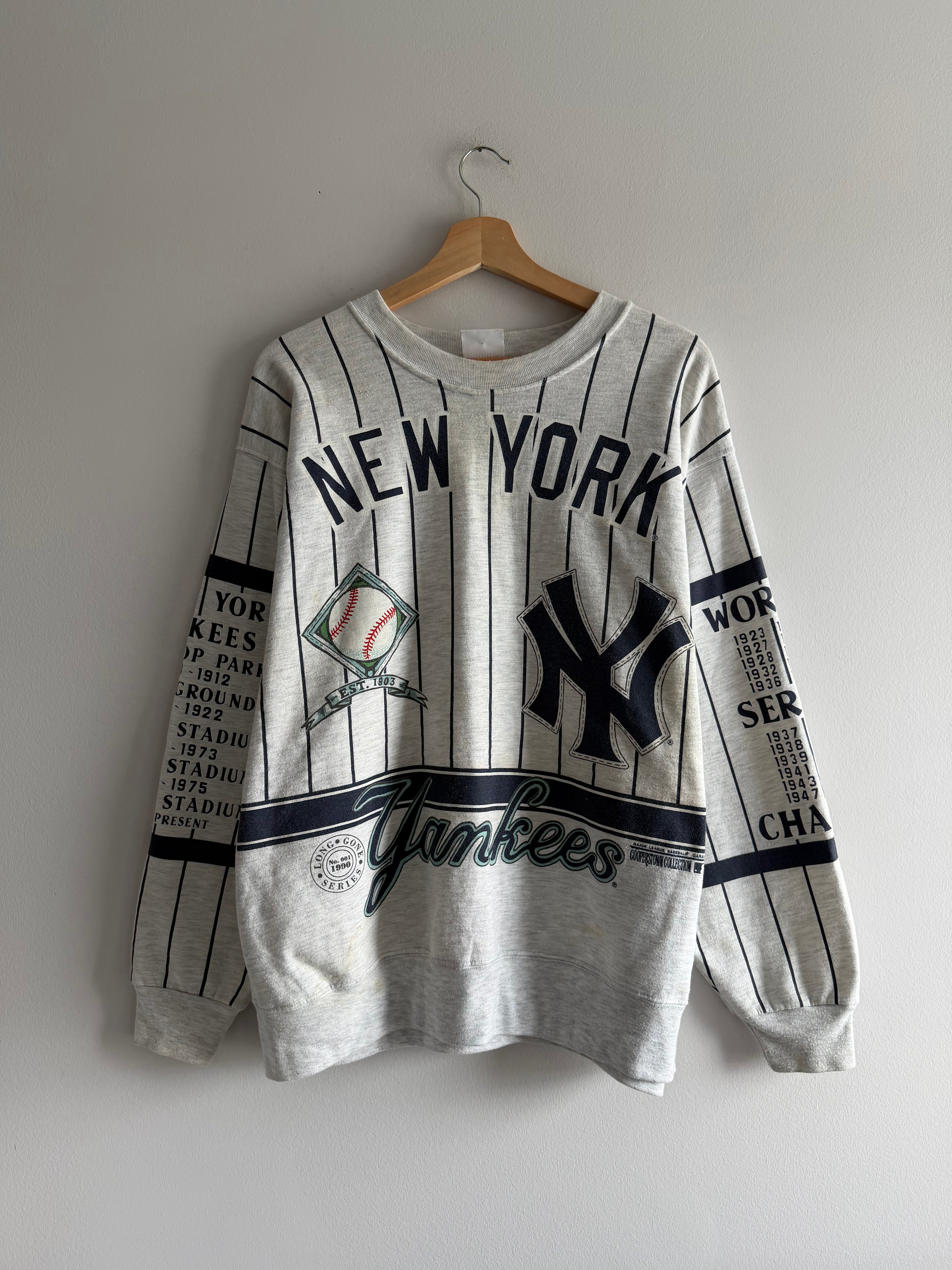 Vintage New York Yankees Long Gone Crewneck