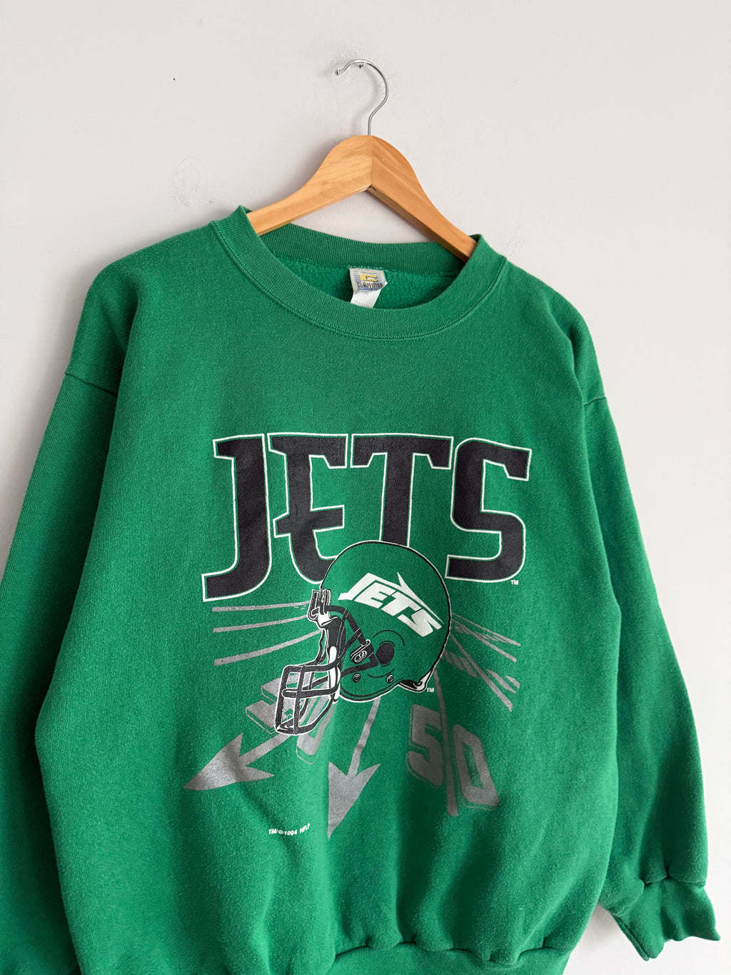 Vintage New York Jets Competitor Crew