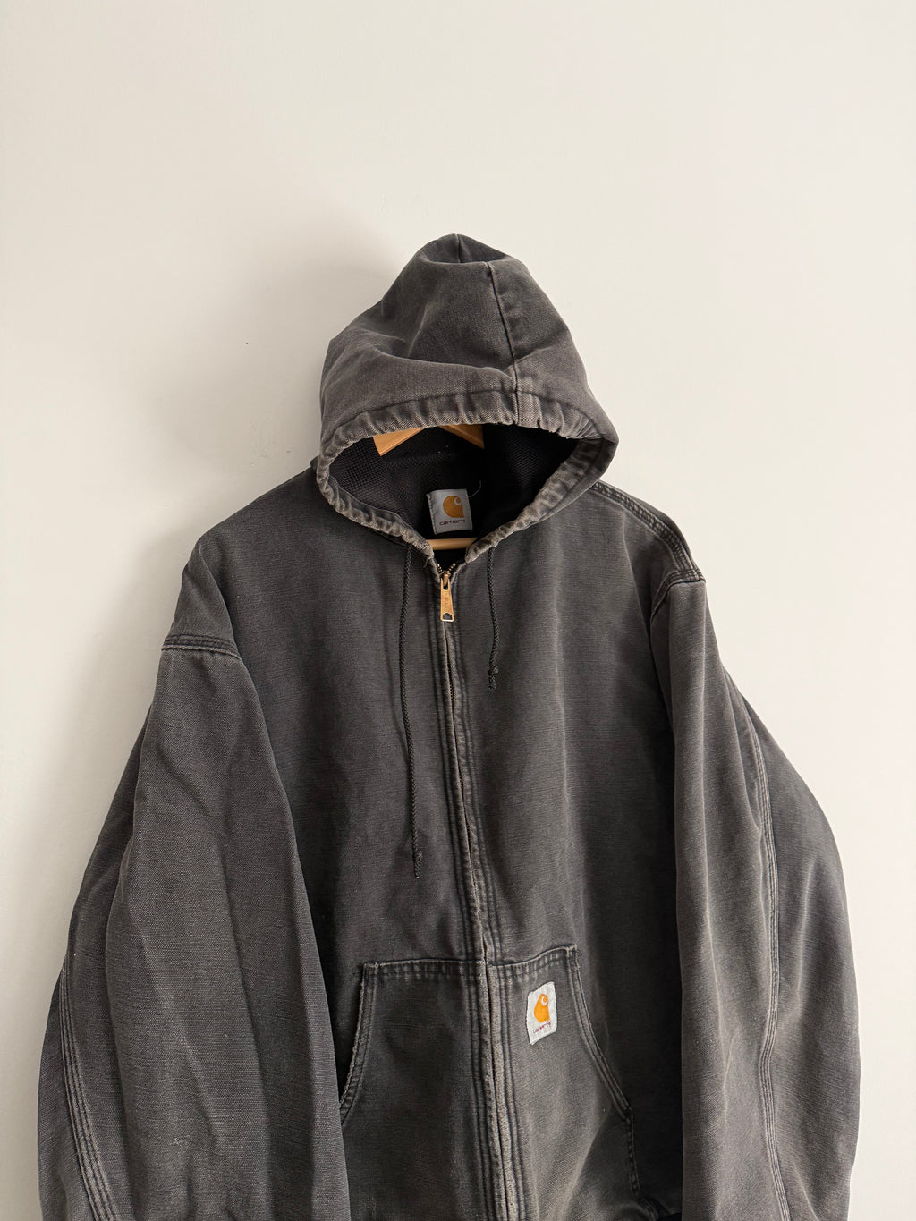 Vintage Black Thermal Lined Carhartt Jacket