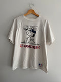 Vintage New York Yankees Snoopy Nutmeg Tee