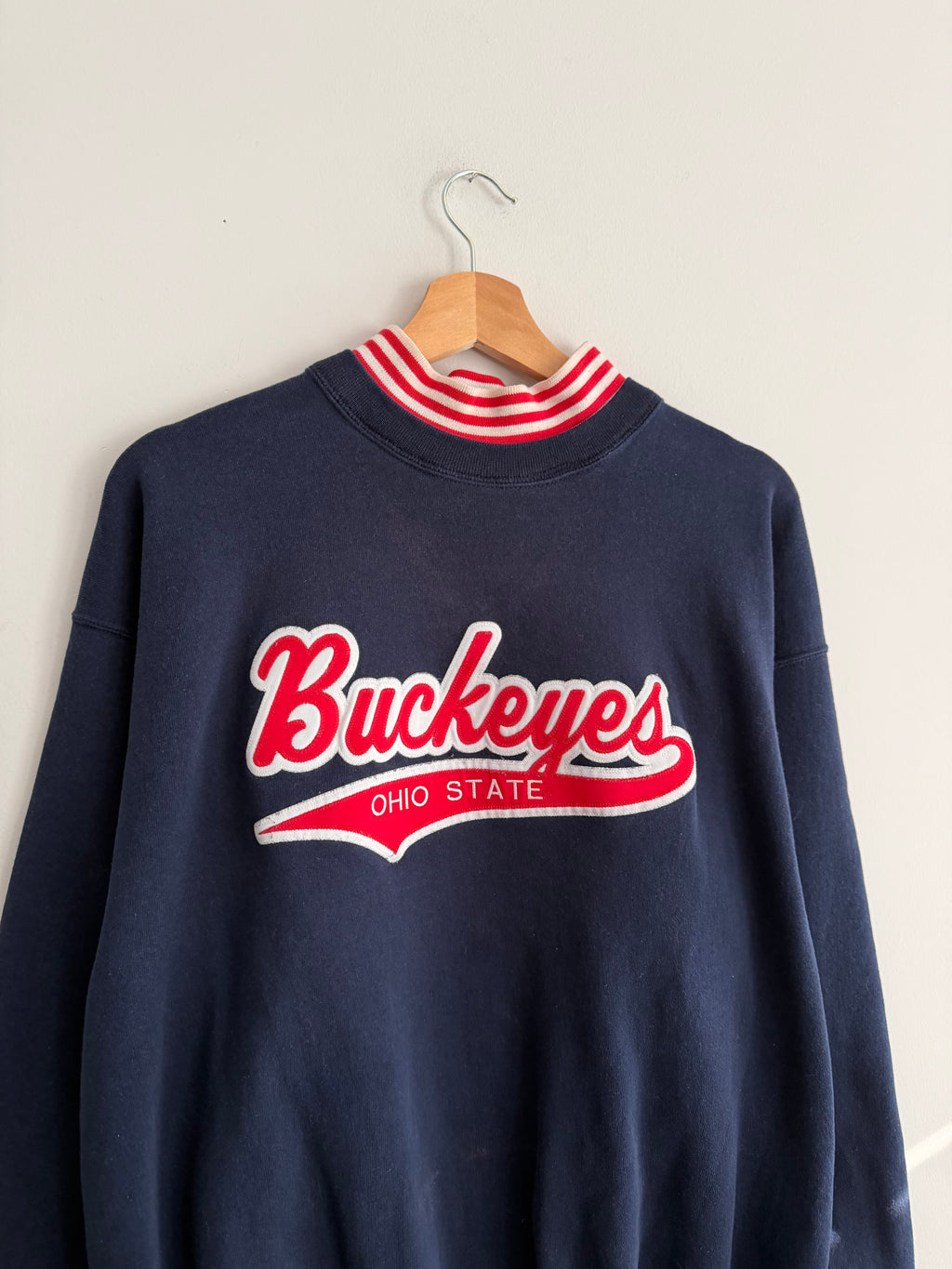 Vintage Ohio State Mock Neck Crew