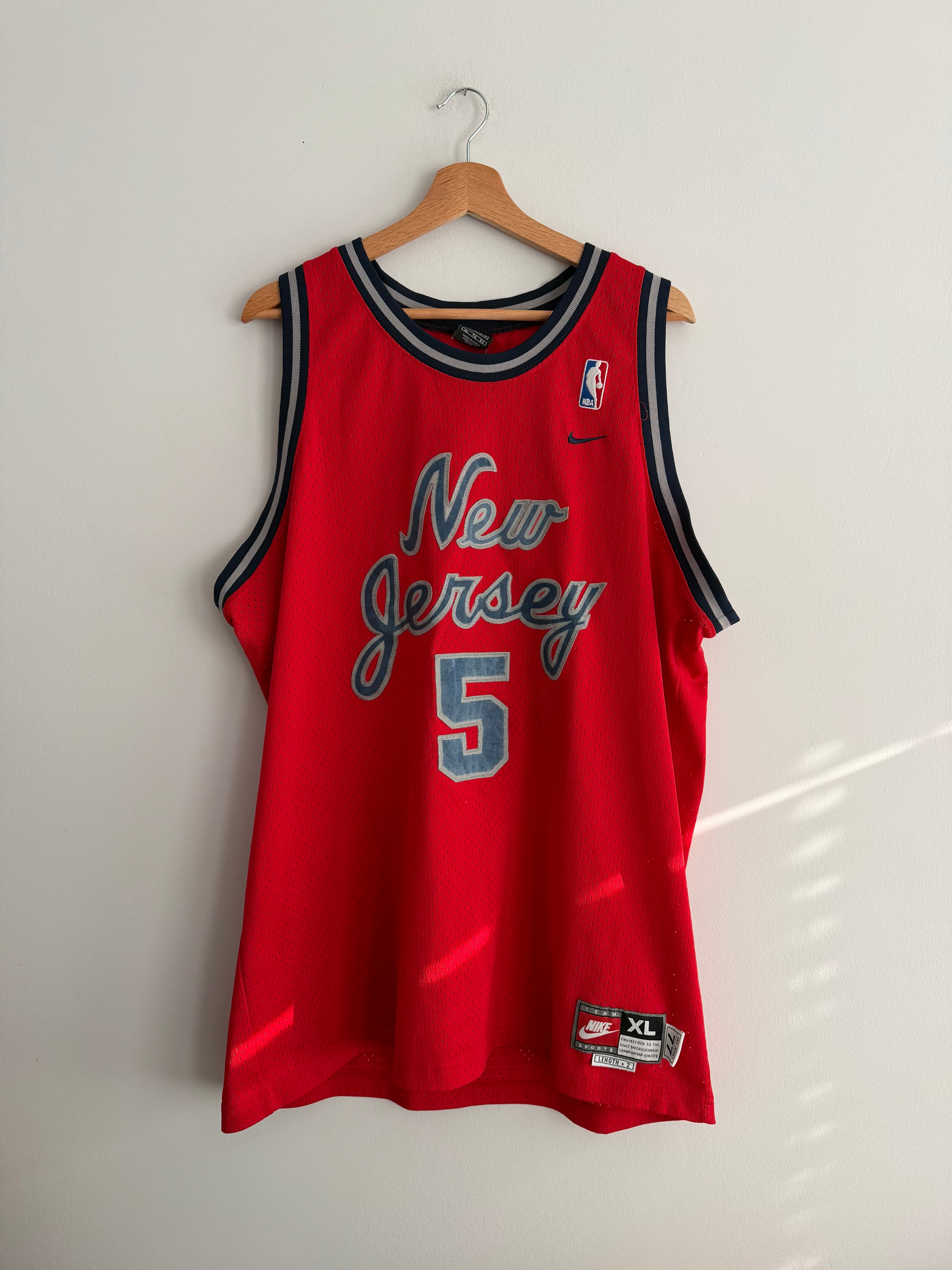 Vintage Jason Kidd New Jersey Nets Nike Jersey