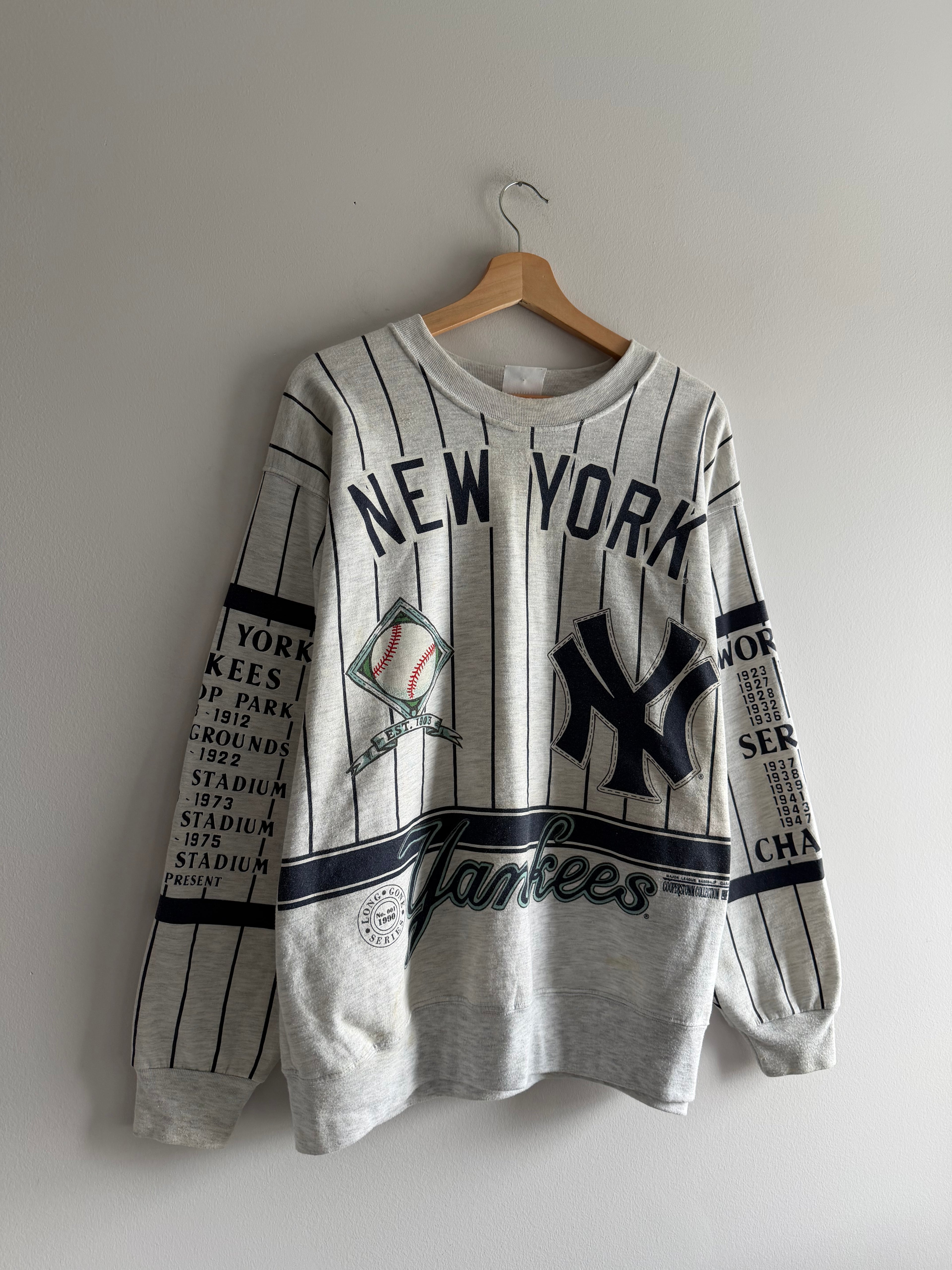 Vintage New York Yankees Long Gone Crewneck