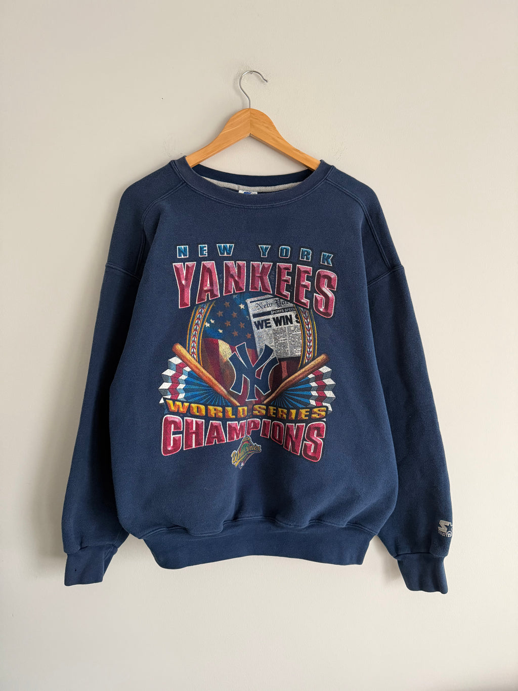 Vintage 90s New York Yankees World Series Starter Crewneck