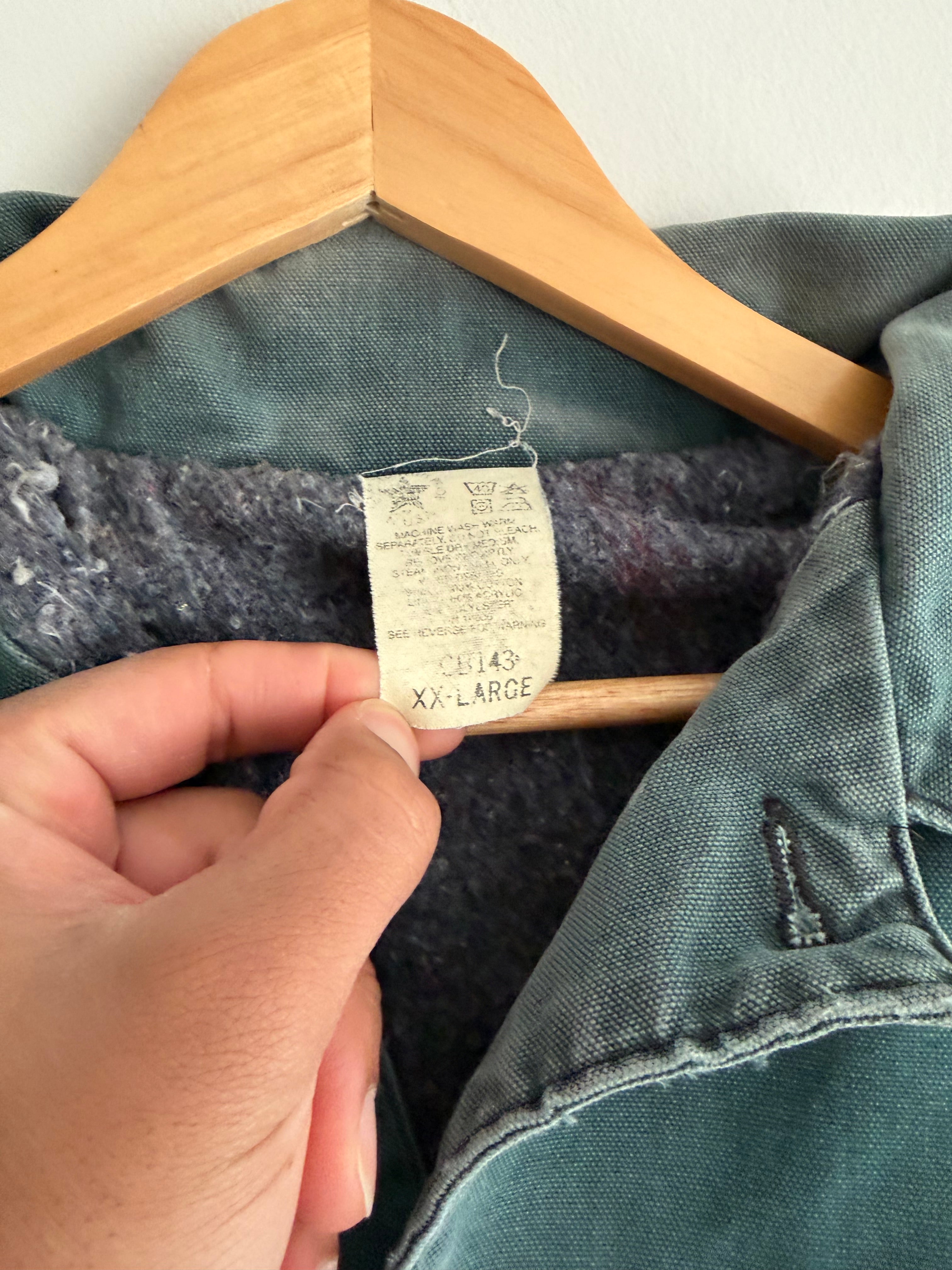 Vintage Turquoise  Carhartt Chore Jacket