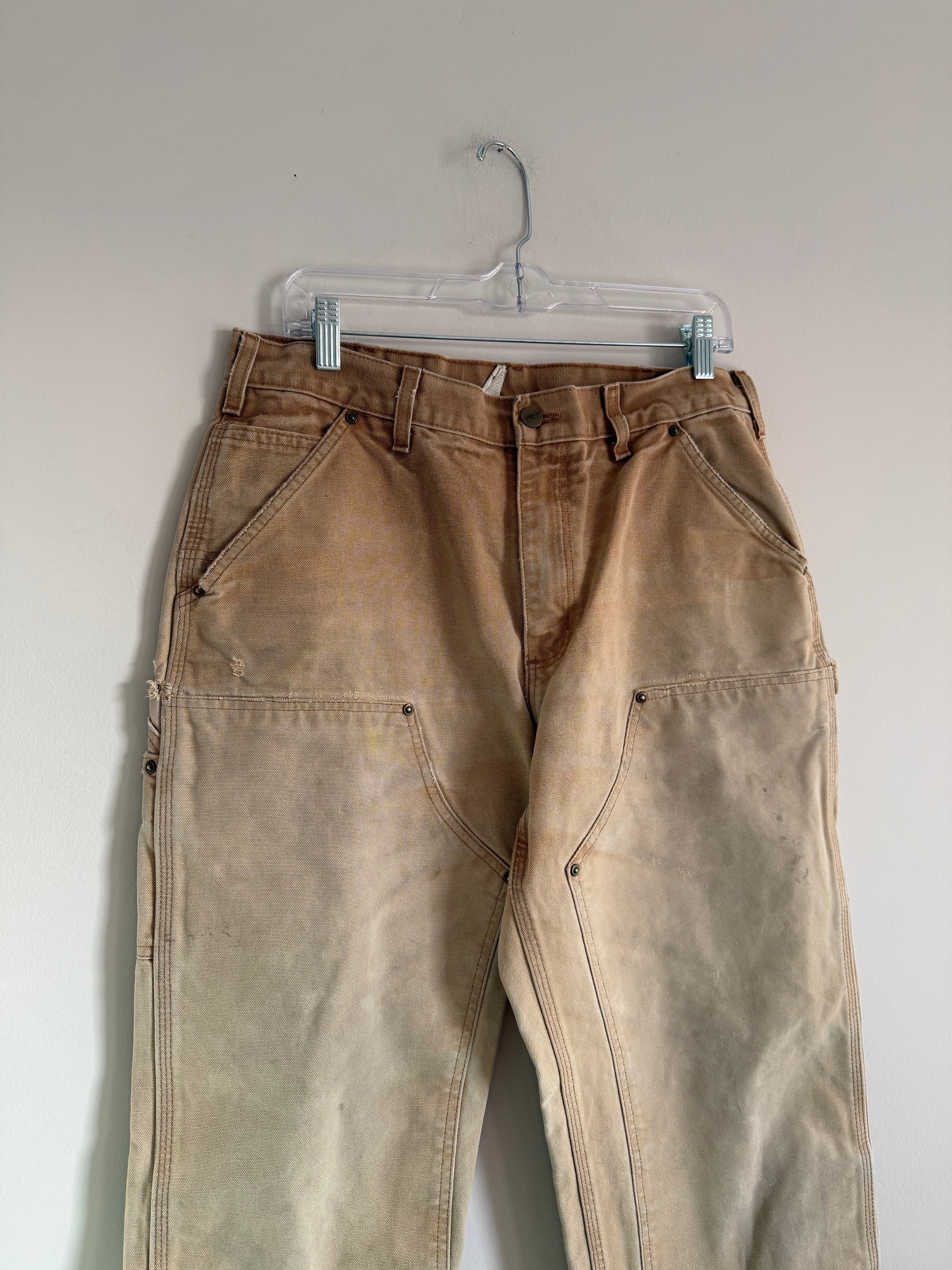 Vintage Tan Carhartt Double Knees