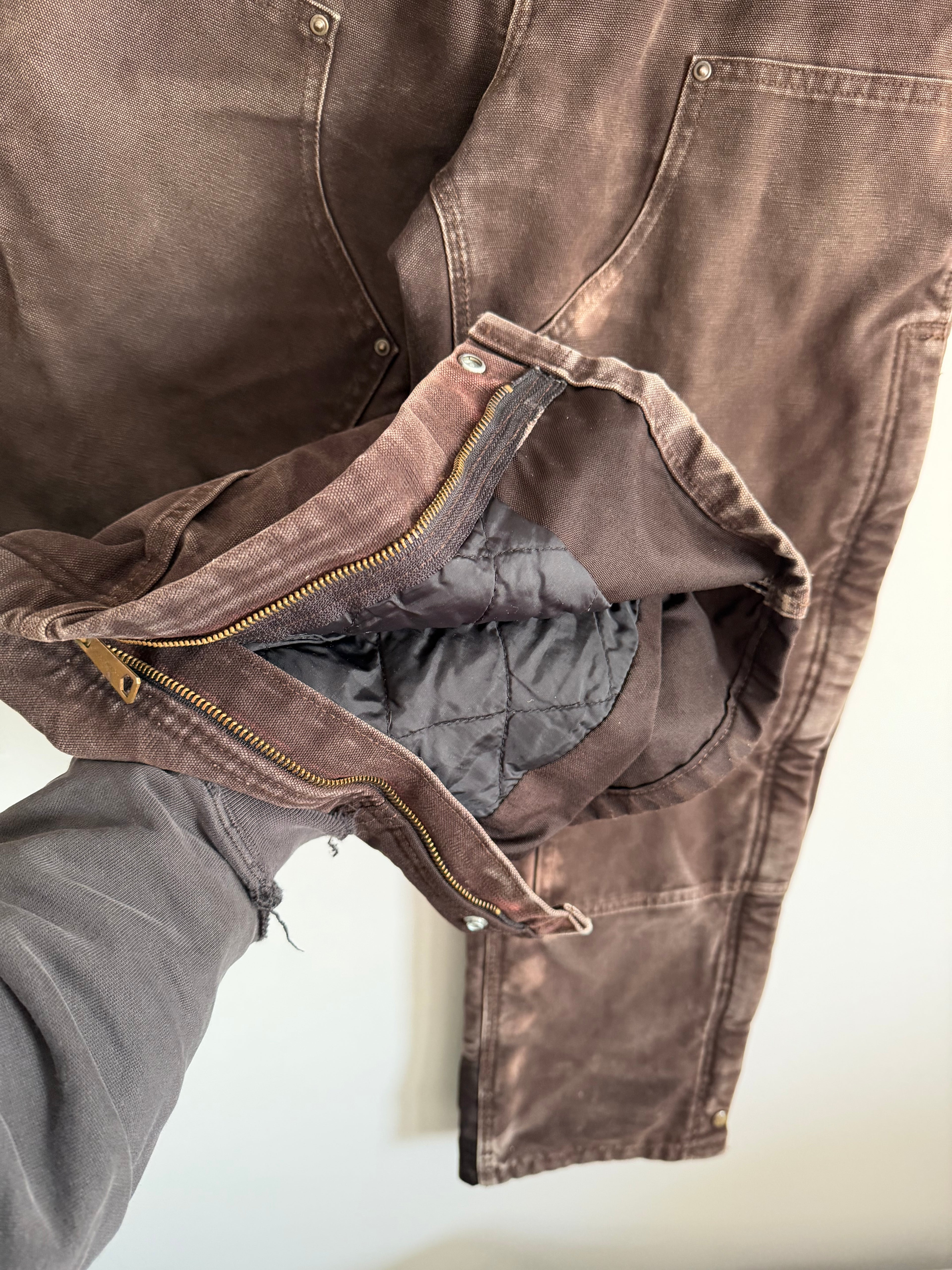 Brown Insulated Carhartt Double Knees