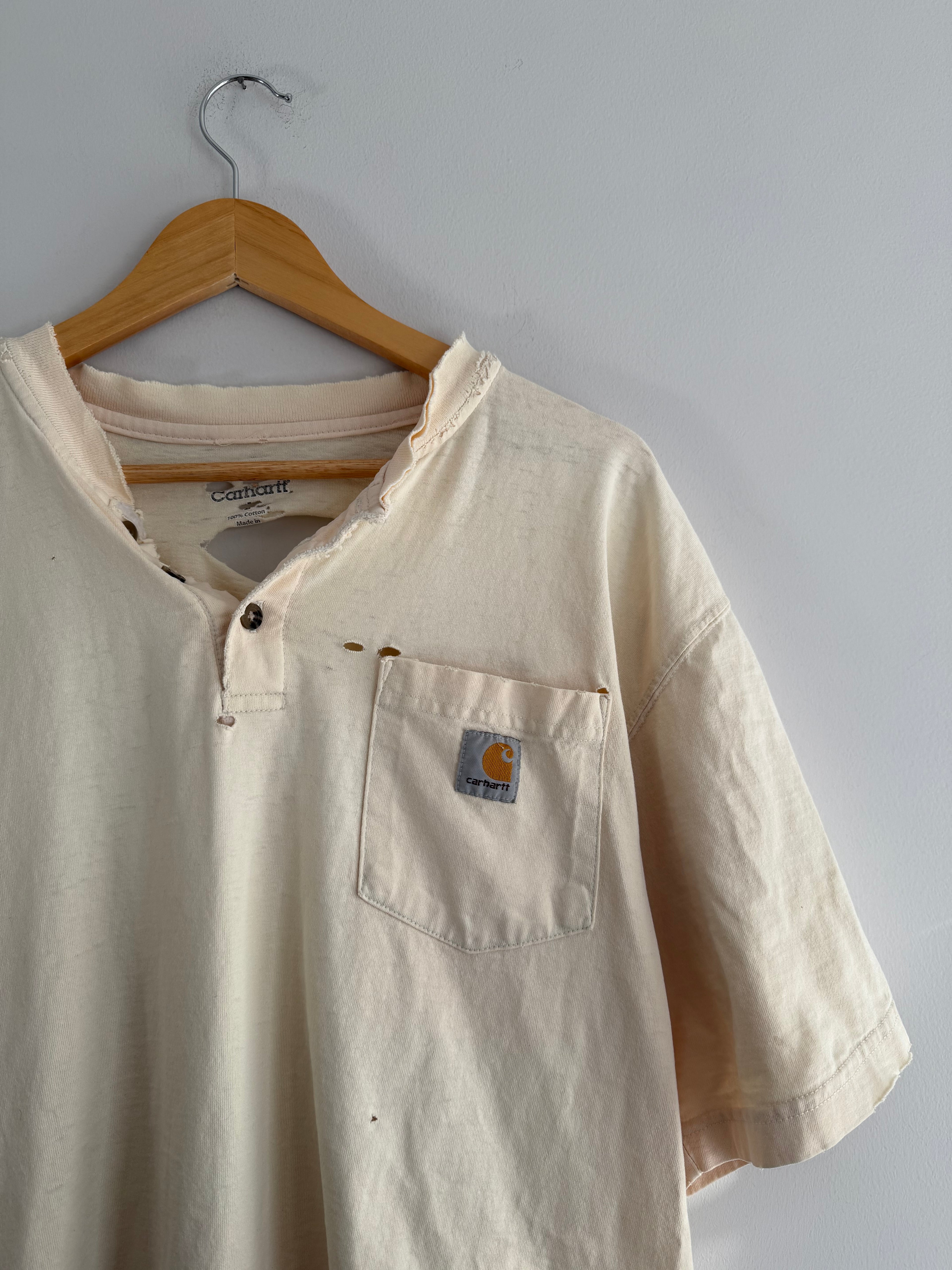 Thrashed Carhartt Henley Tee