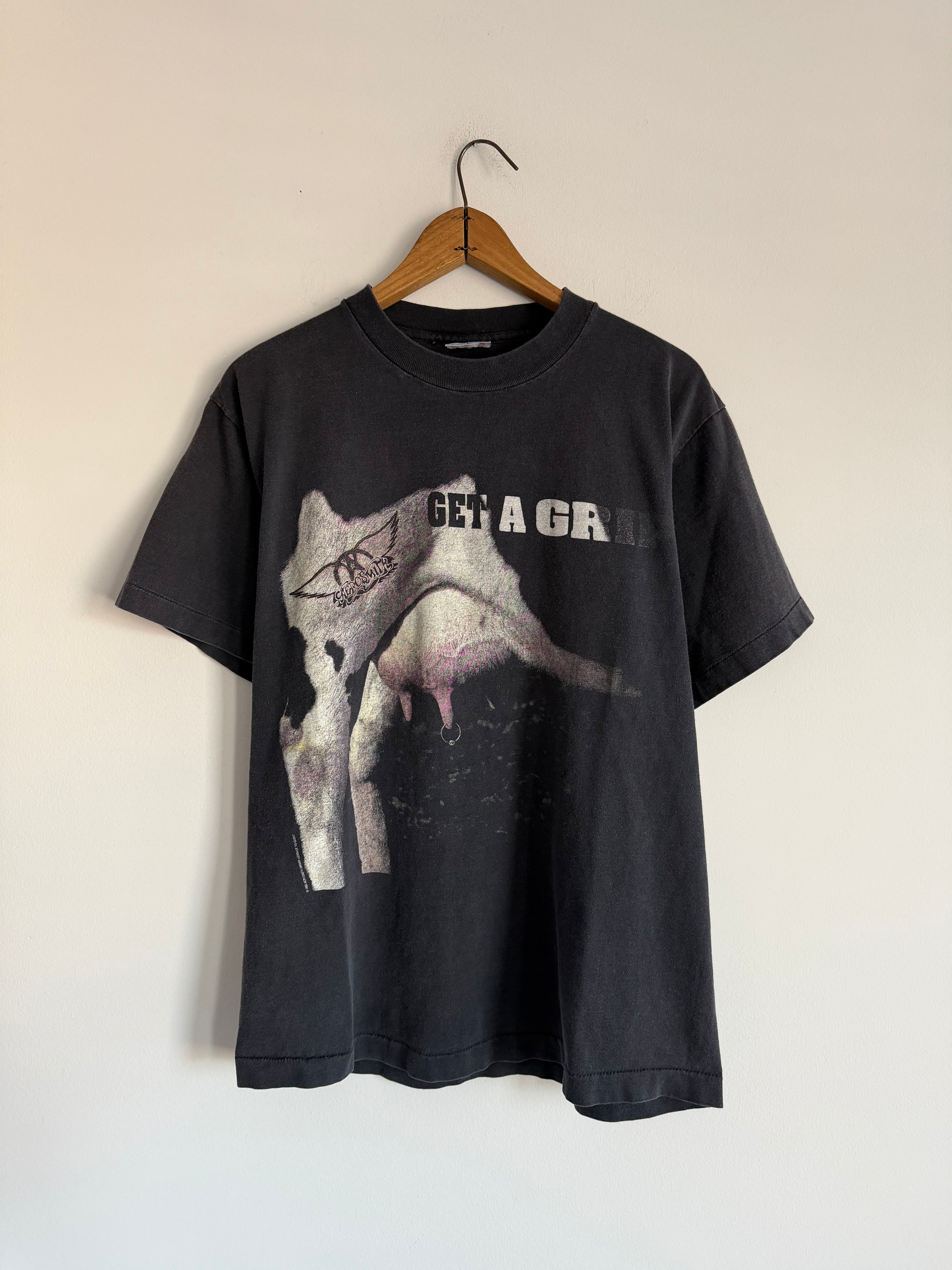 Vintage 90s Aerosmith Get A Grip Tour Tee