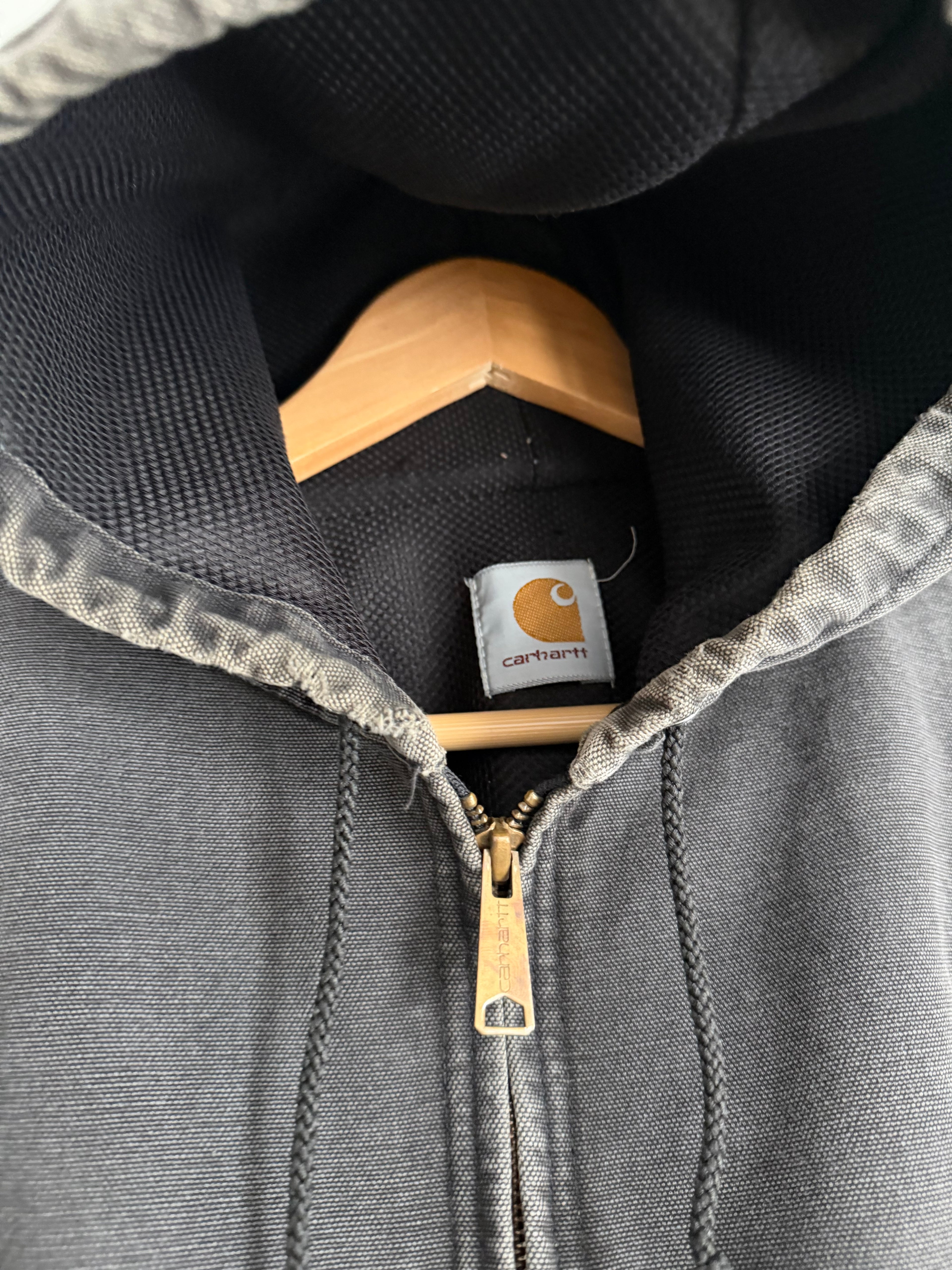 Vintage Black Thermal Lined Carhartt Jacket
