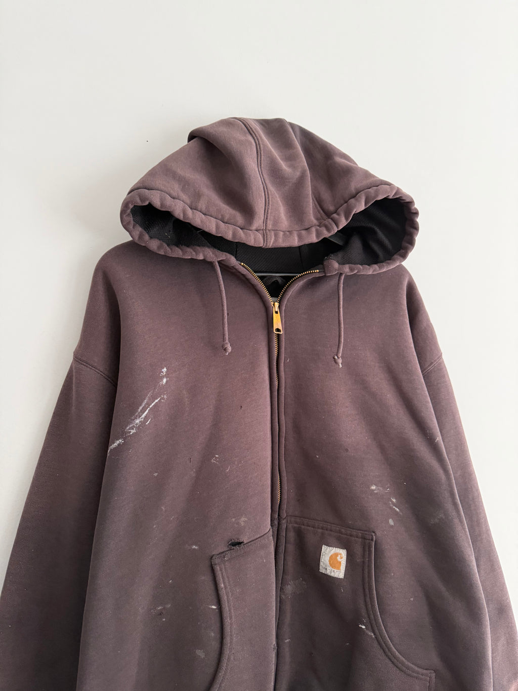 Vintage Thrashed Carhartt Thermal Lined Hoodie