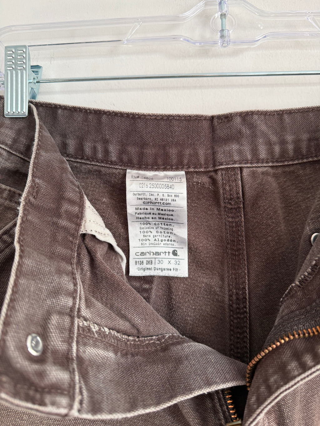 Brown Carhartt Double Knees