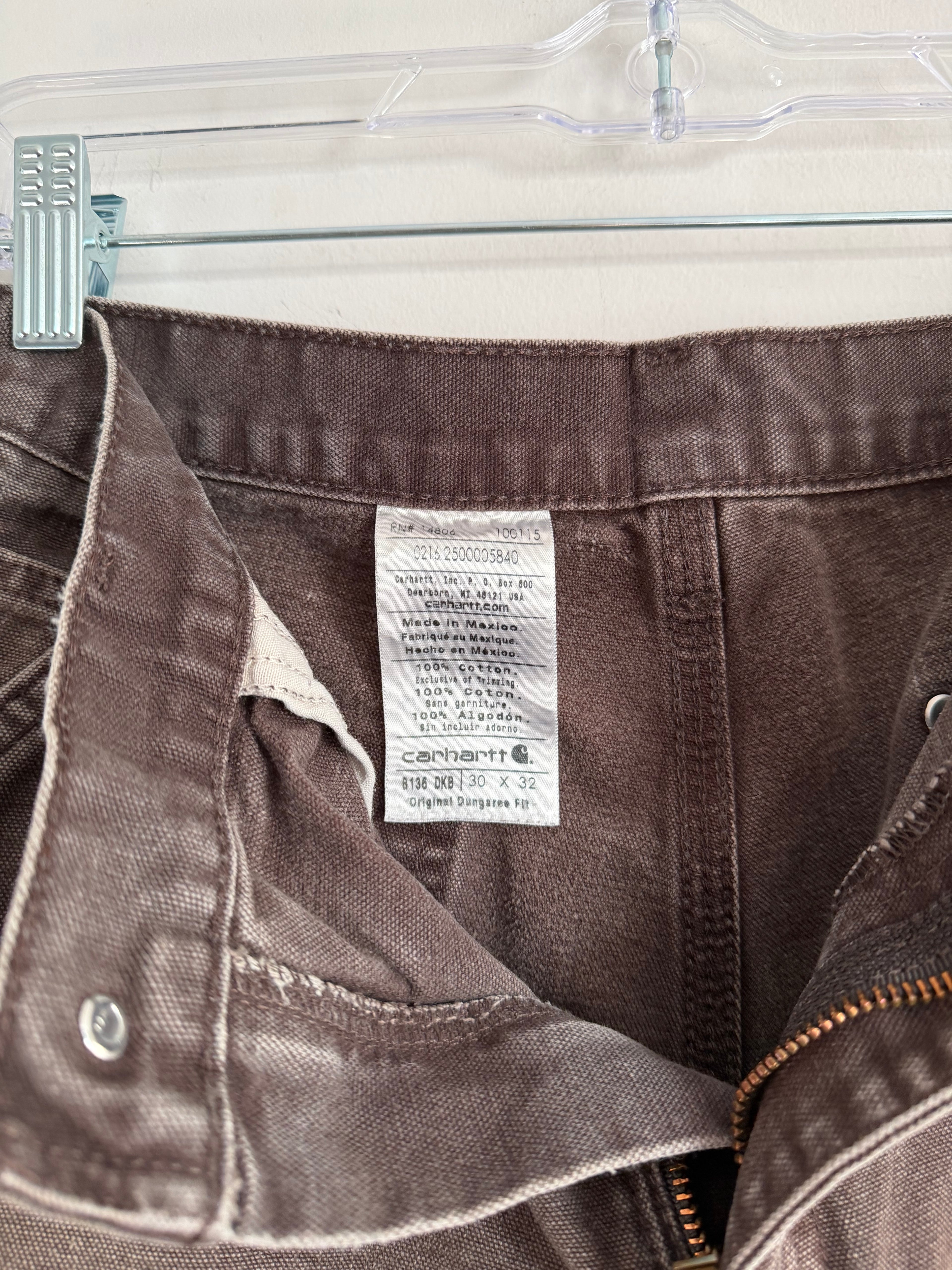 Brown Carhartt Double Knees