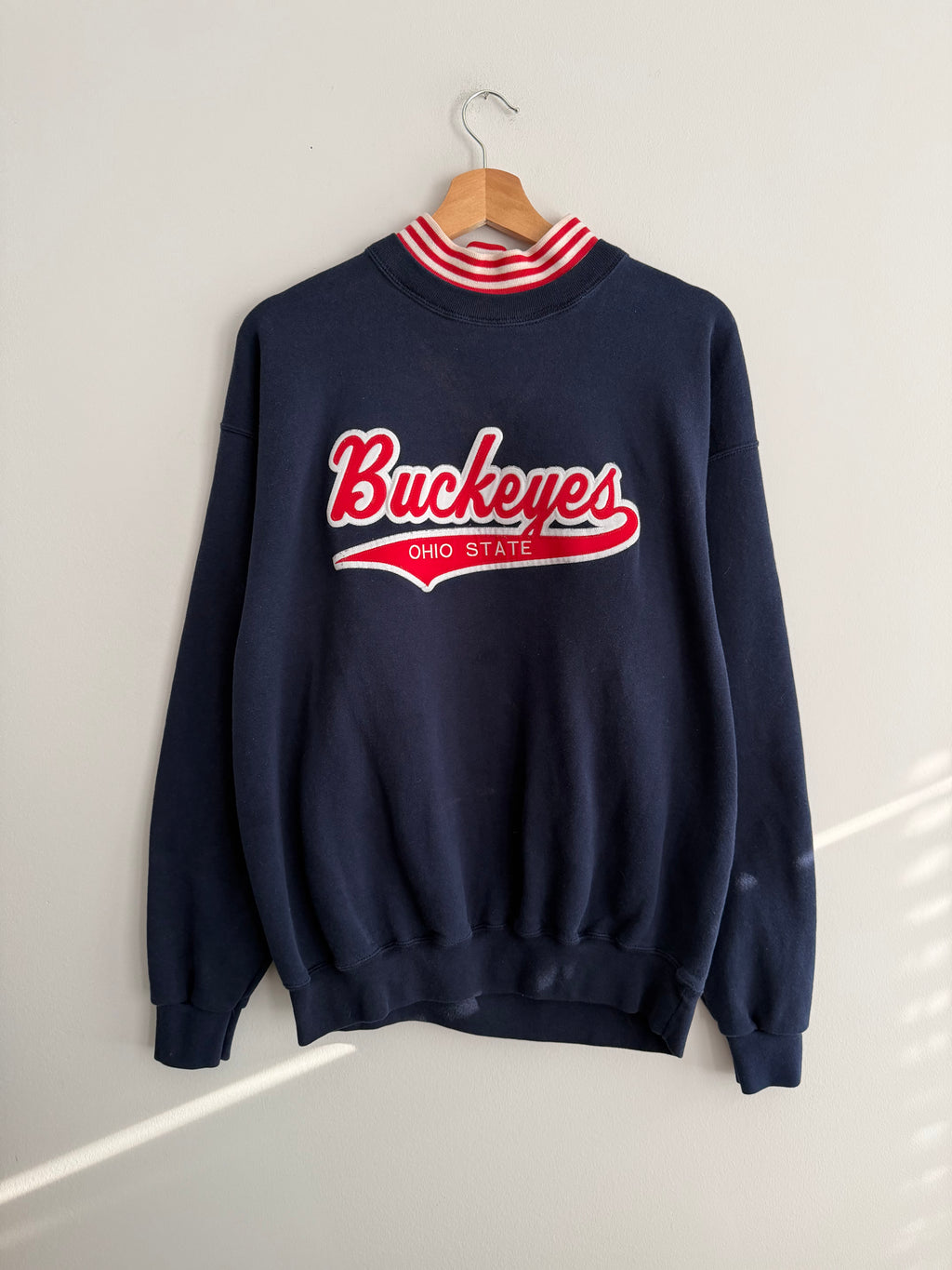 Vintage Ohio State Mock Neck Crew