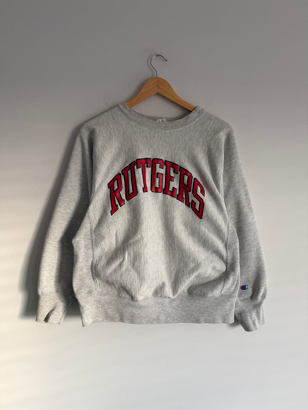 Vintage 80s Rutgers Champion Reverse Weave