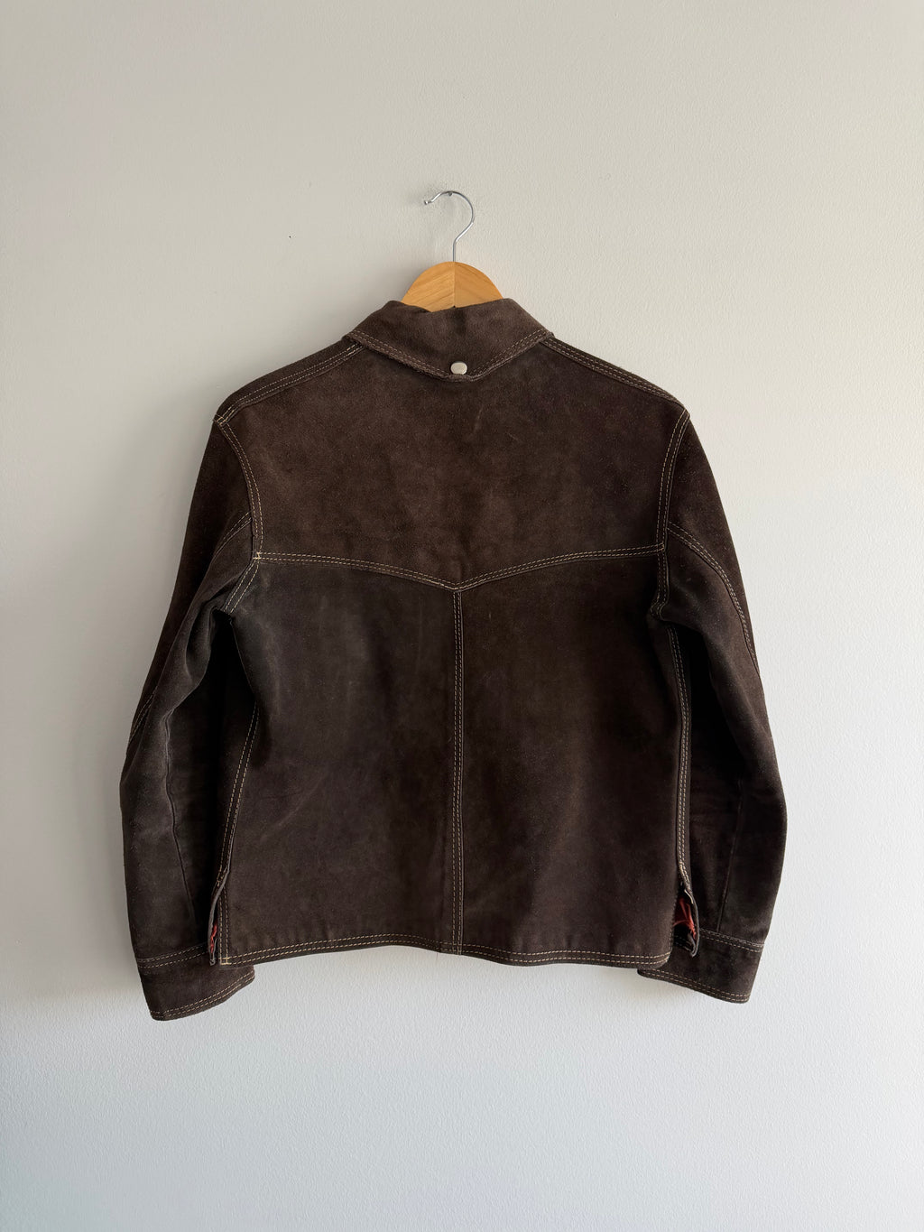 Vintage Brown Suede Jacket
