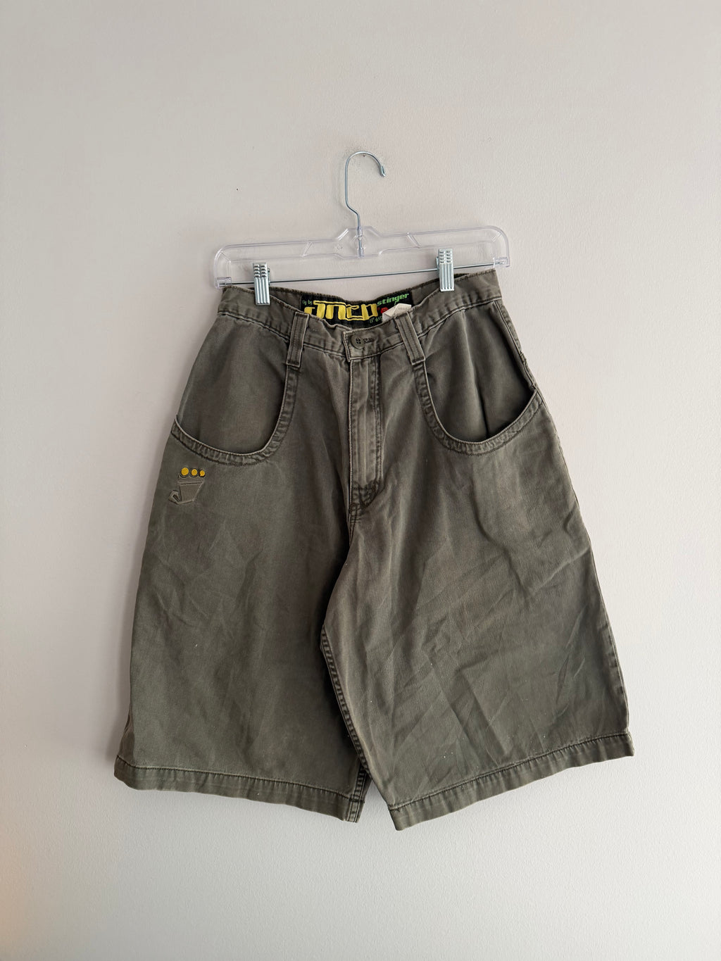 Vintage 90s Jnco Stinger Olive Shorts