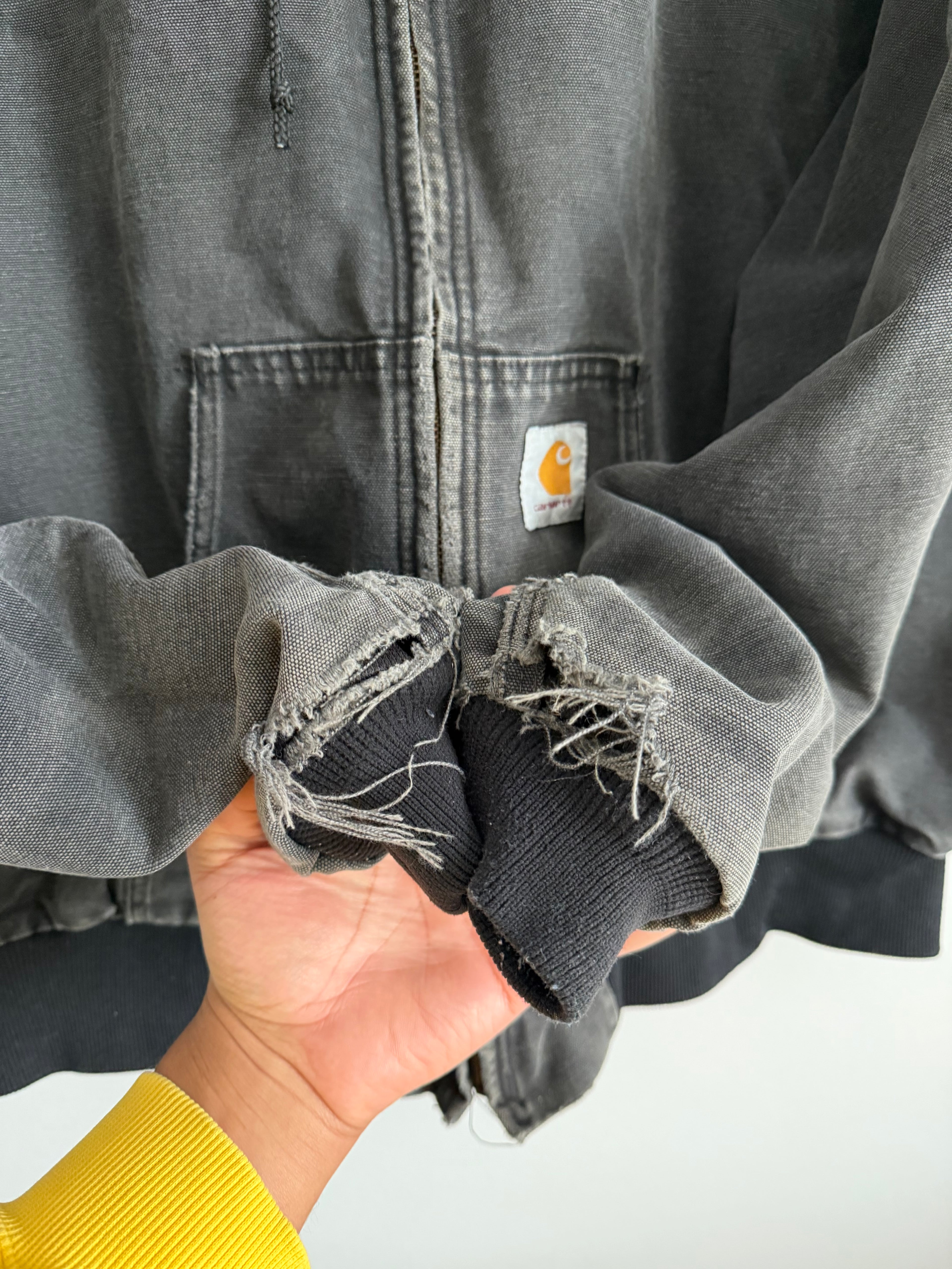 Vintage Black Thermal Lined Carhartt Jacket